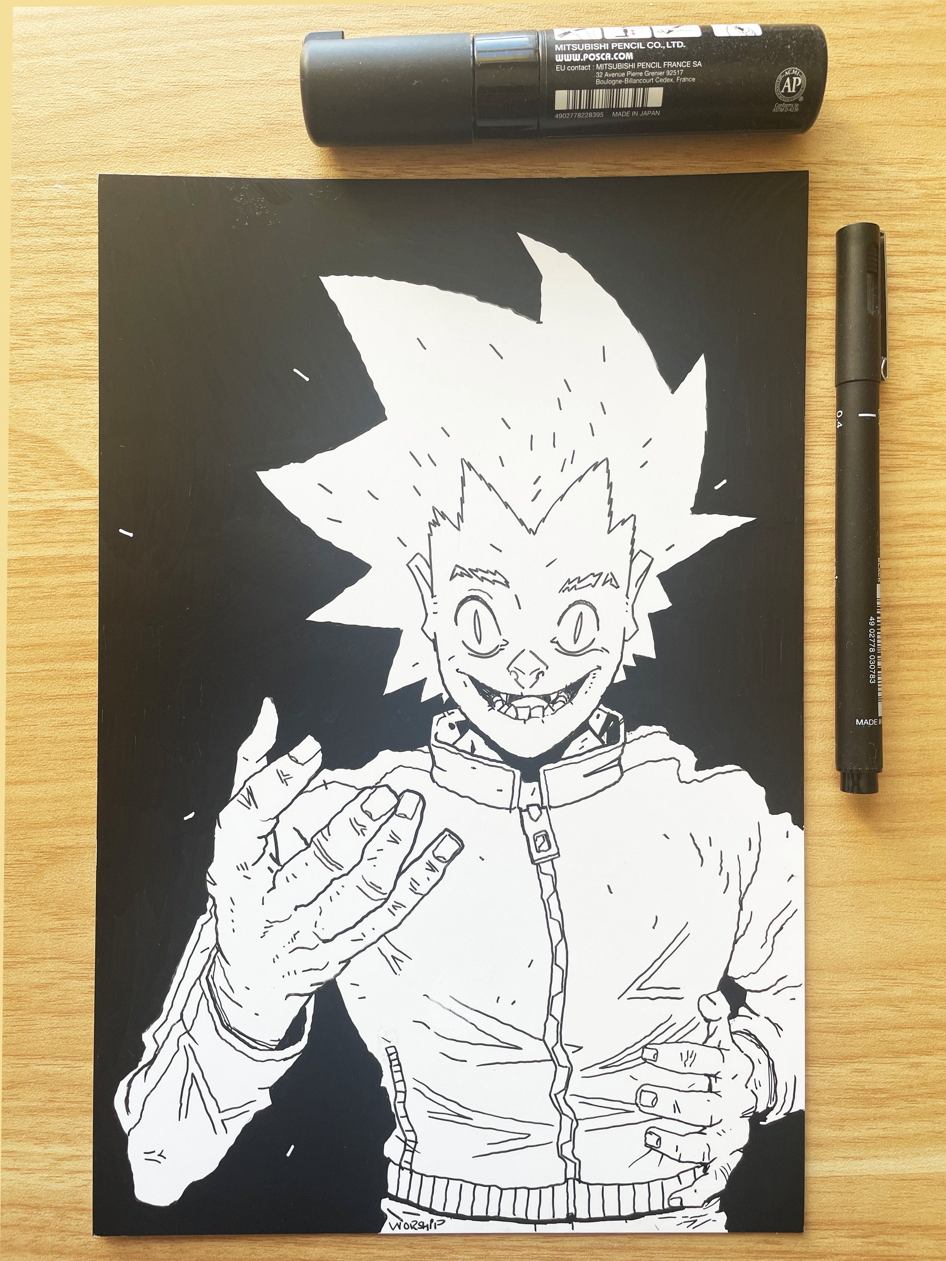 Joy (ruins of Tarterus) Pen and Ink Illustration