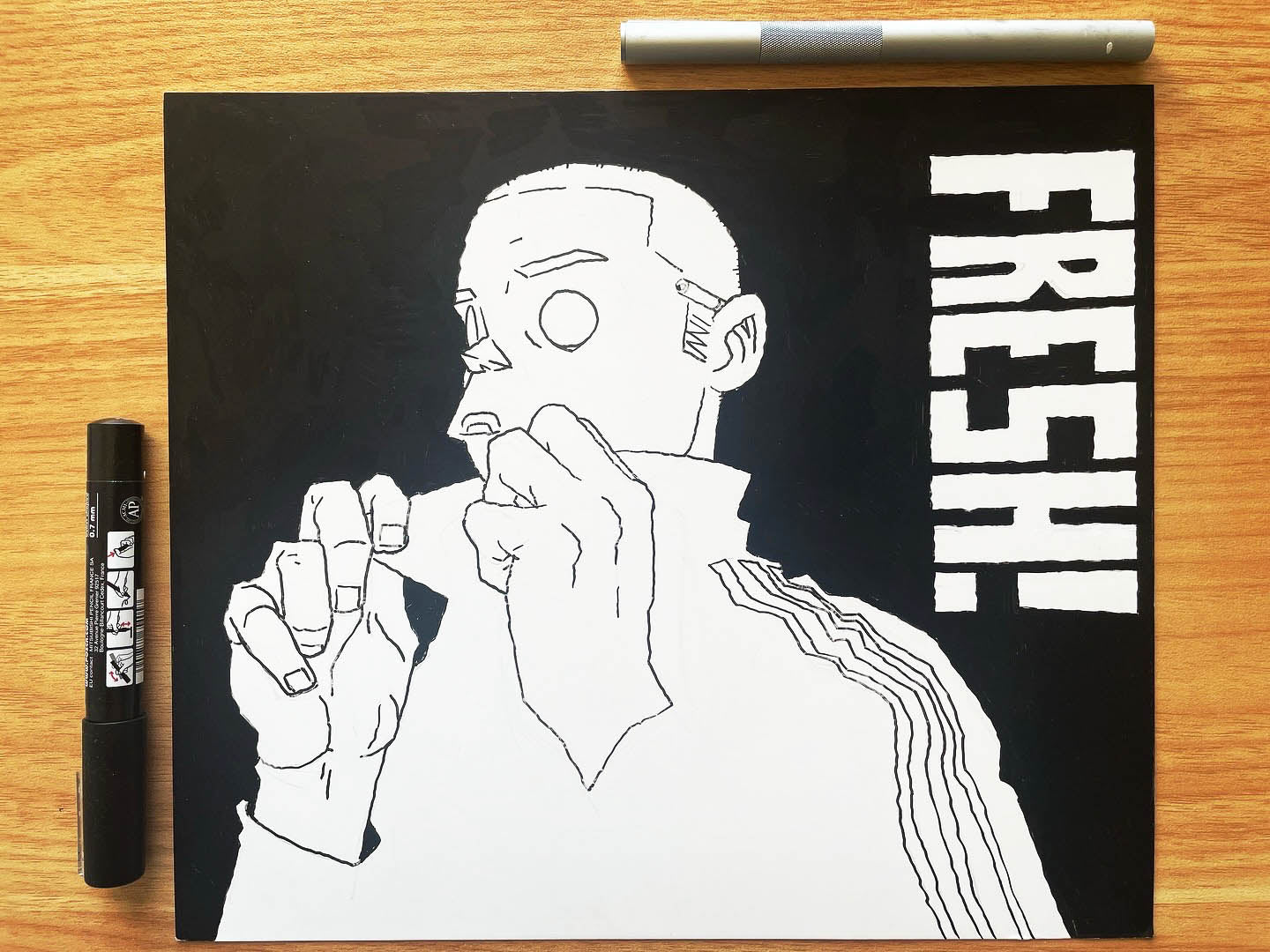 Fresh Pen and Ink Illustration