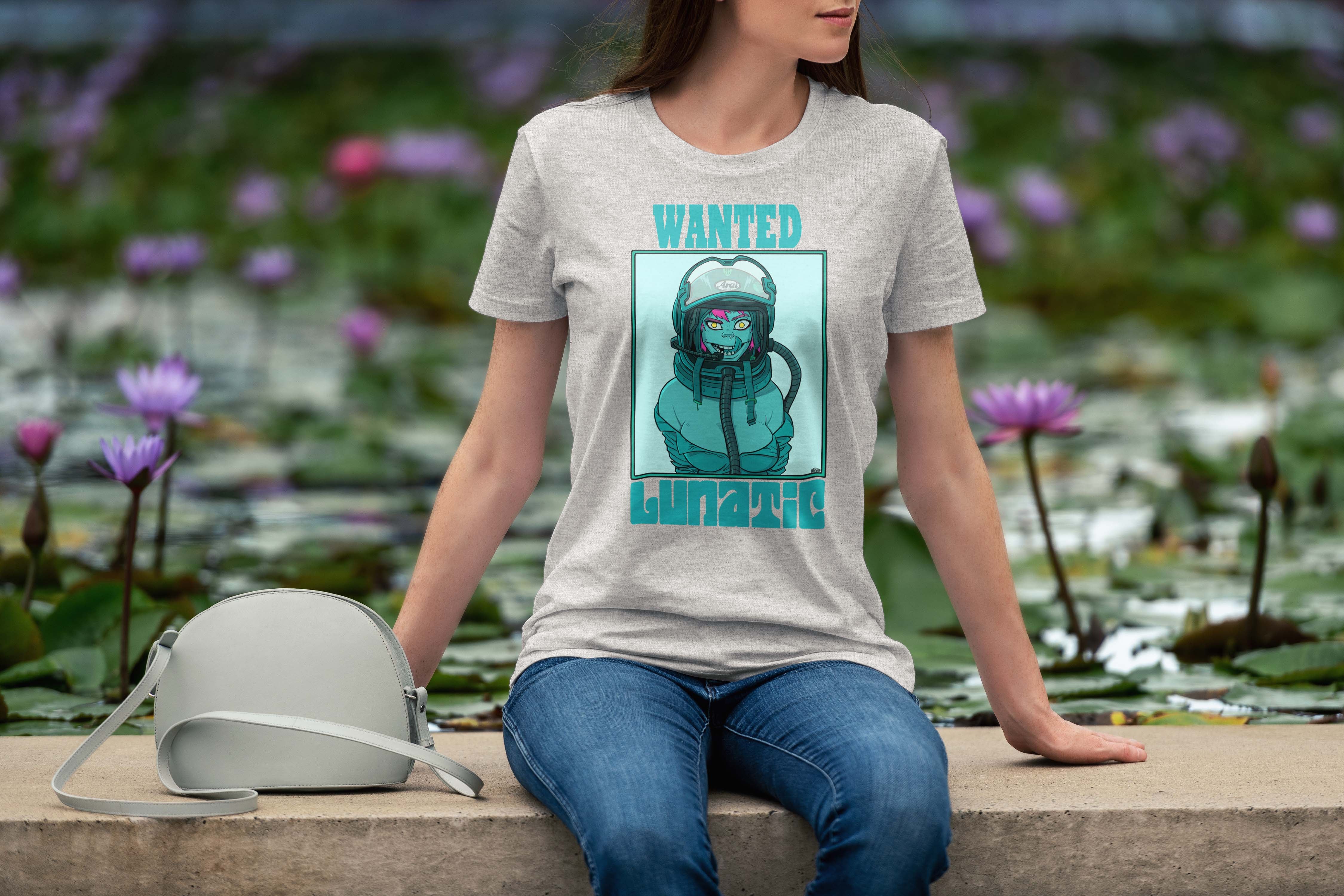 Lunatic Gal T-Shirt Gray