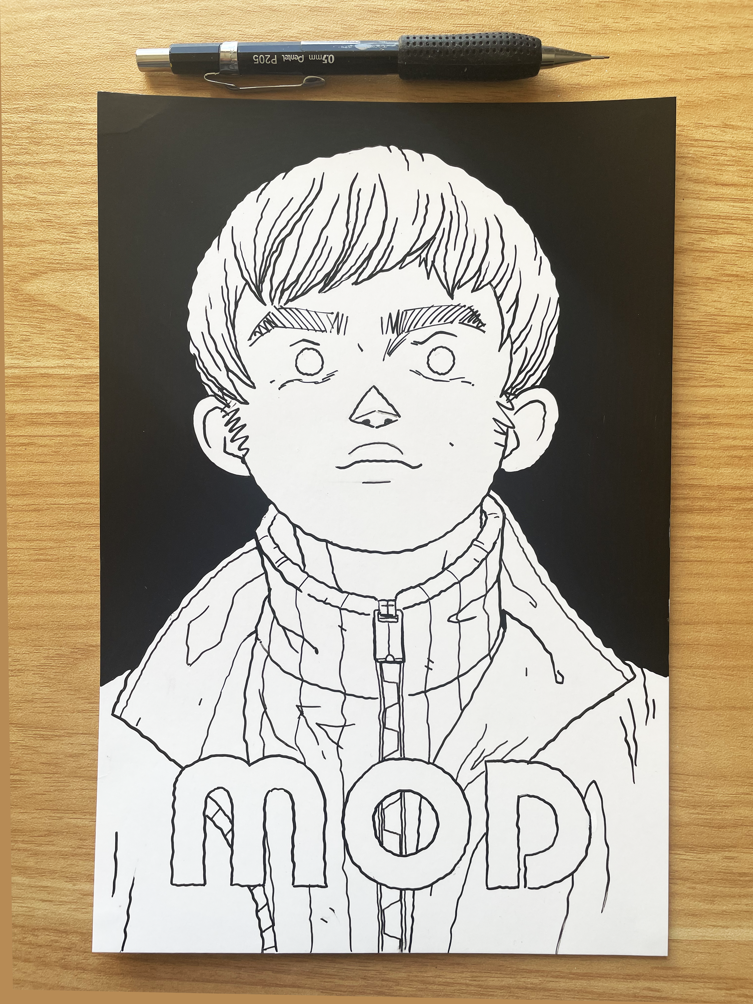 Mod Pen and Ink Illustration