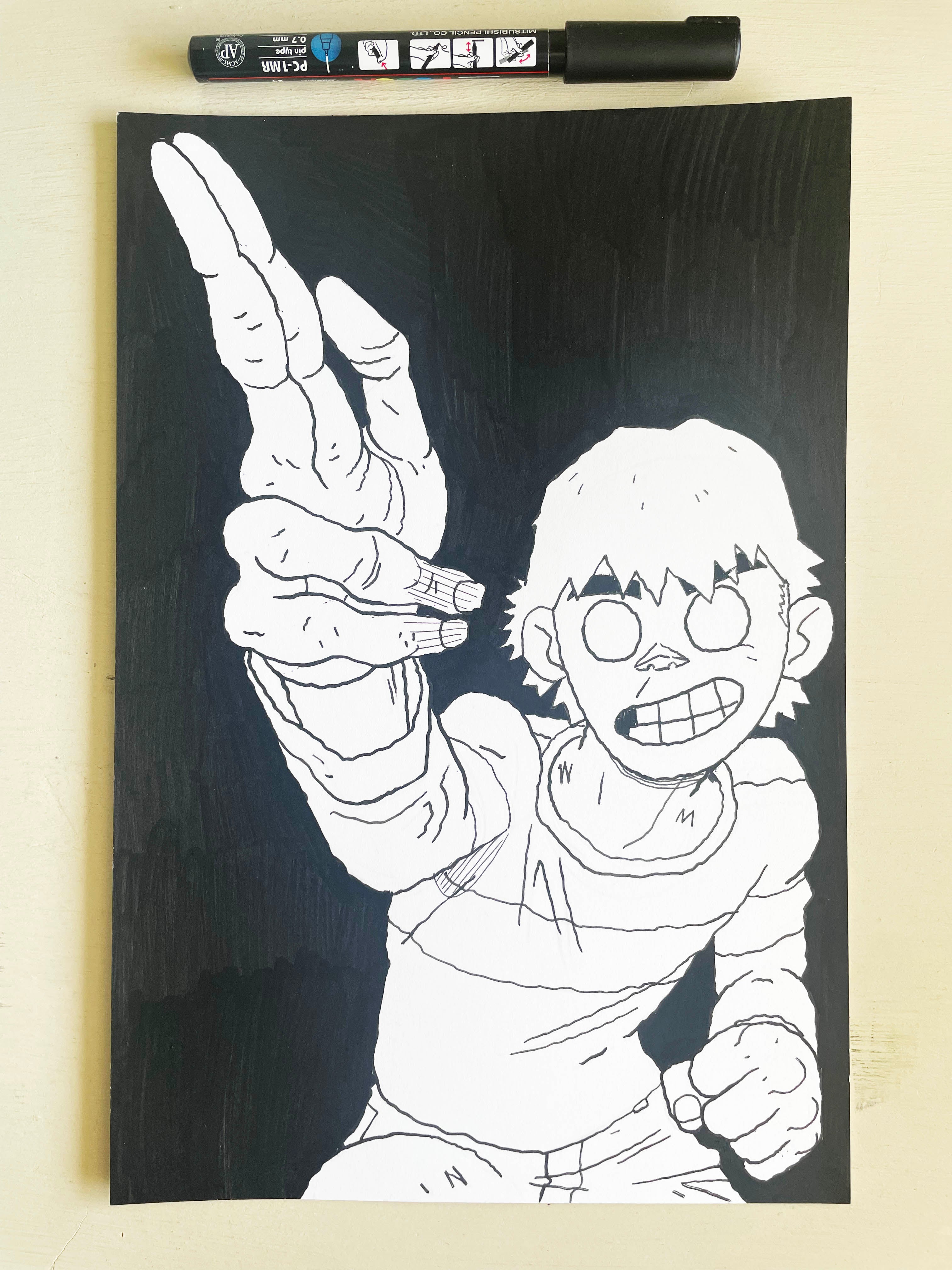 Not Scott Pen and Ink Illustration