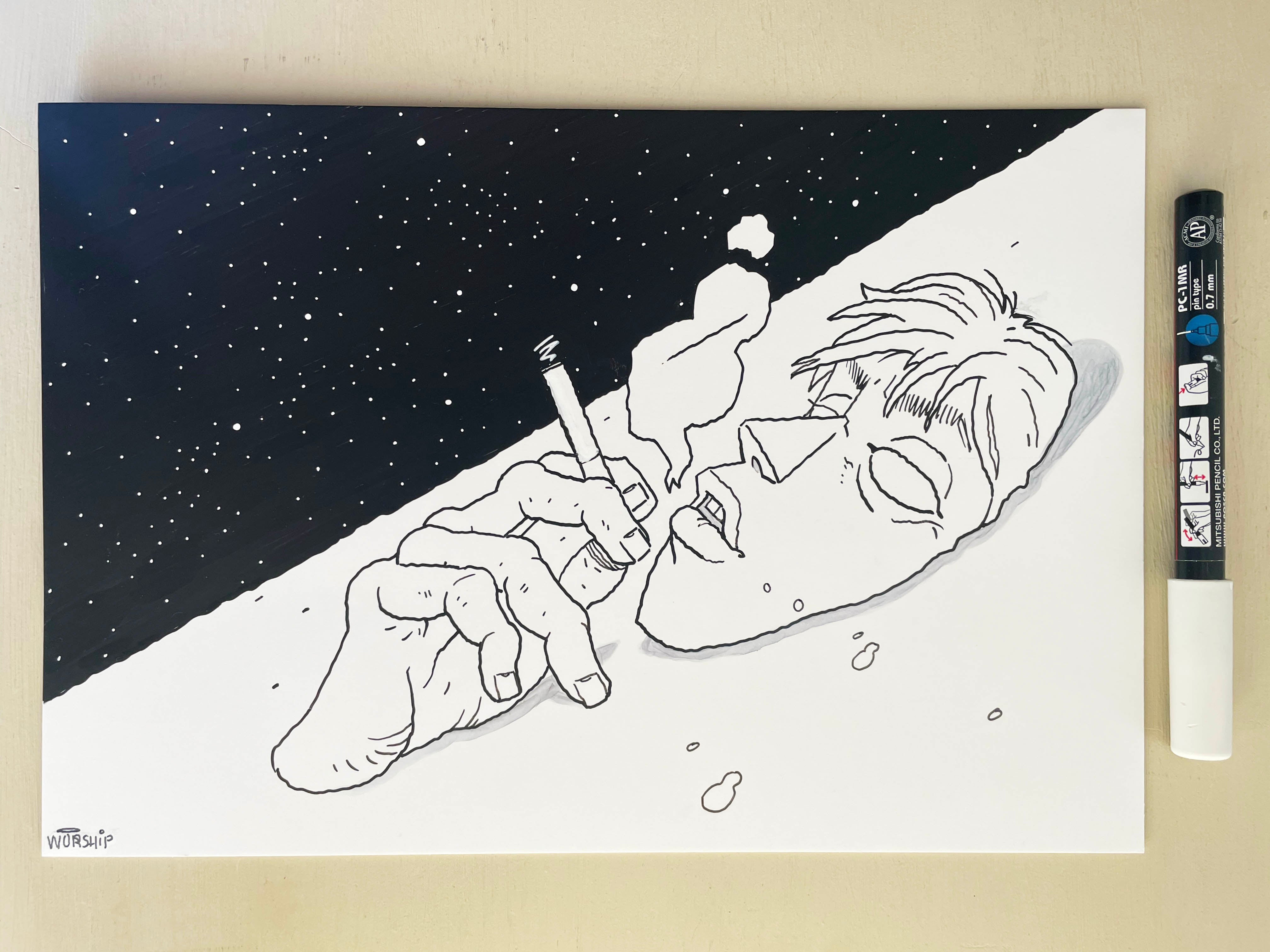 Peace Pen and Ink Illustration