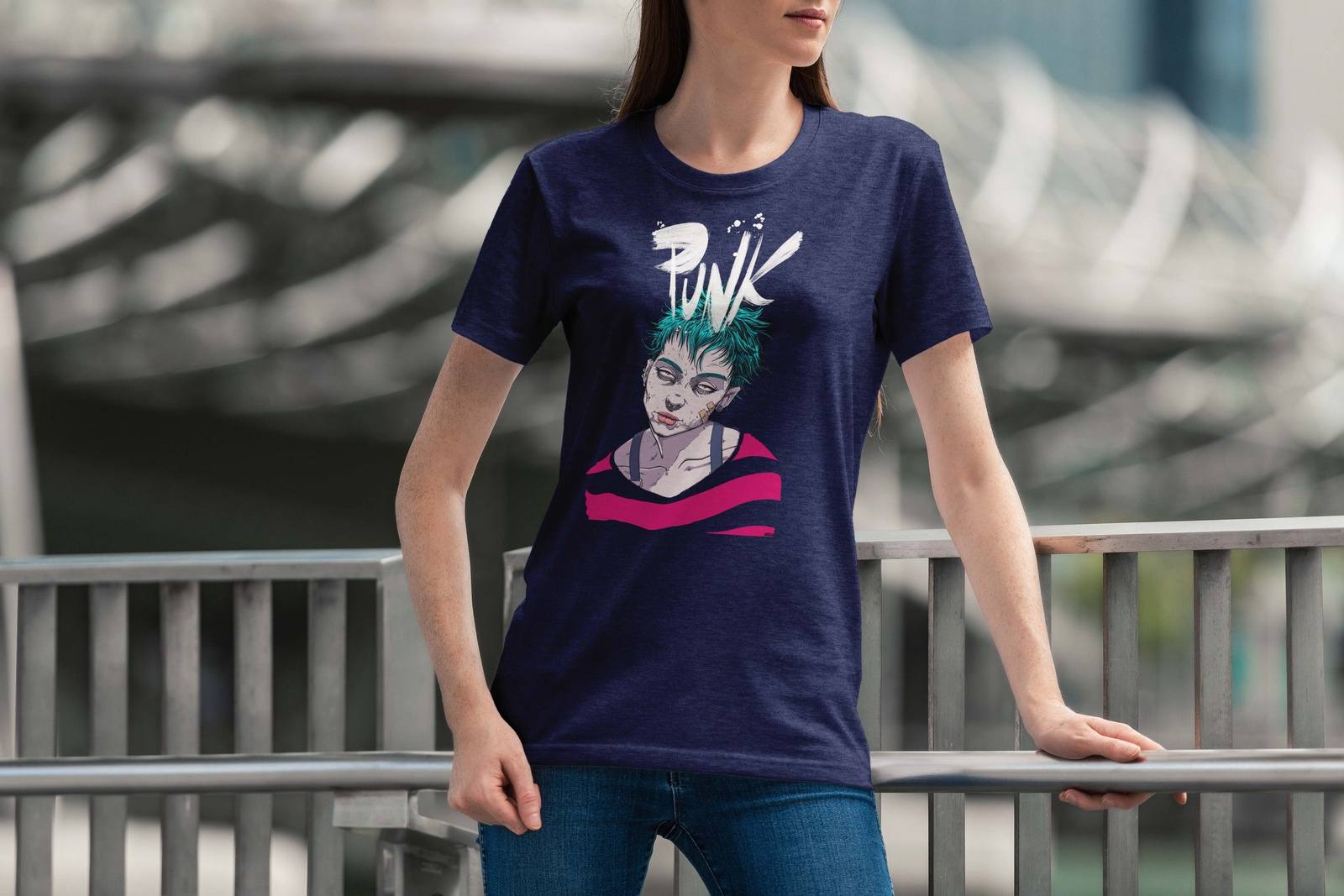 Punk rock design Dark T-Shirt Selection