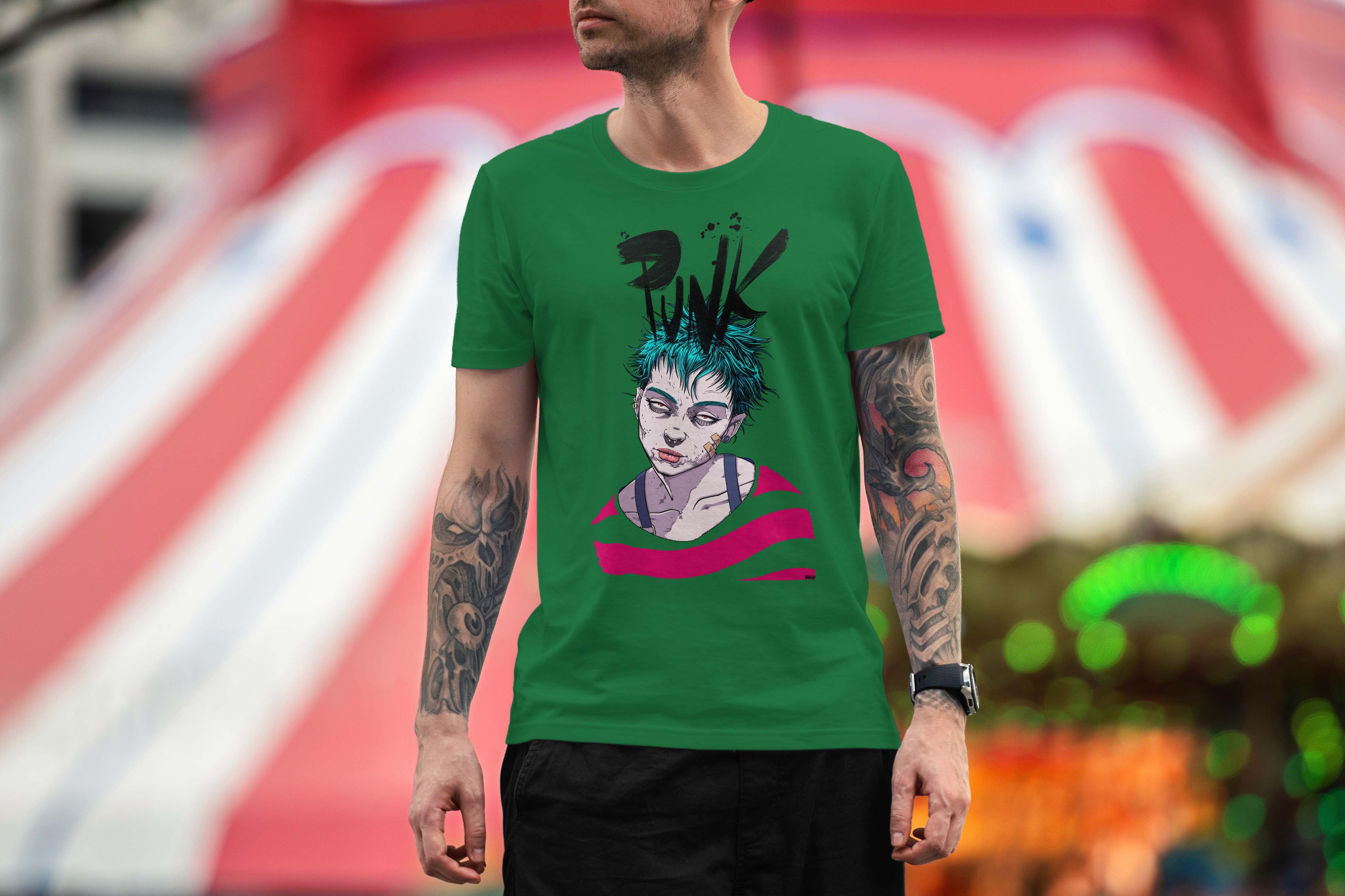 Punk rock design Light T-Shirt Collection