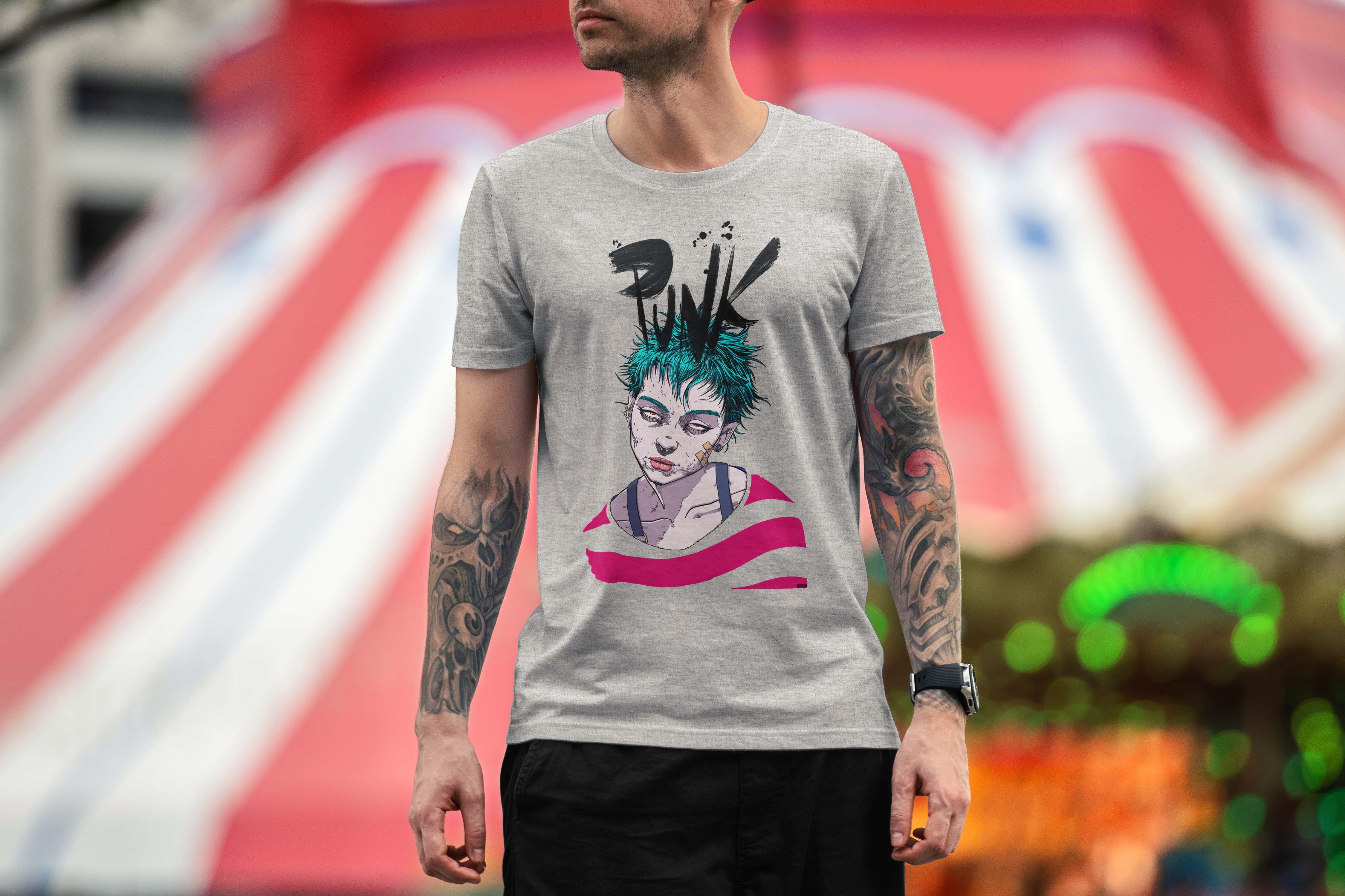 Punk rock design Light T-Shirt Collection