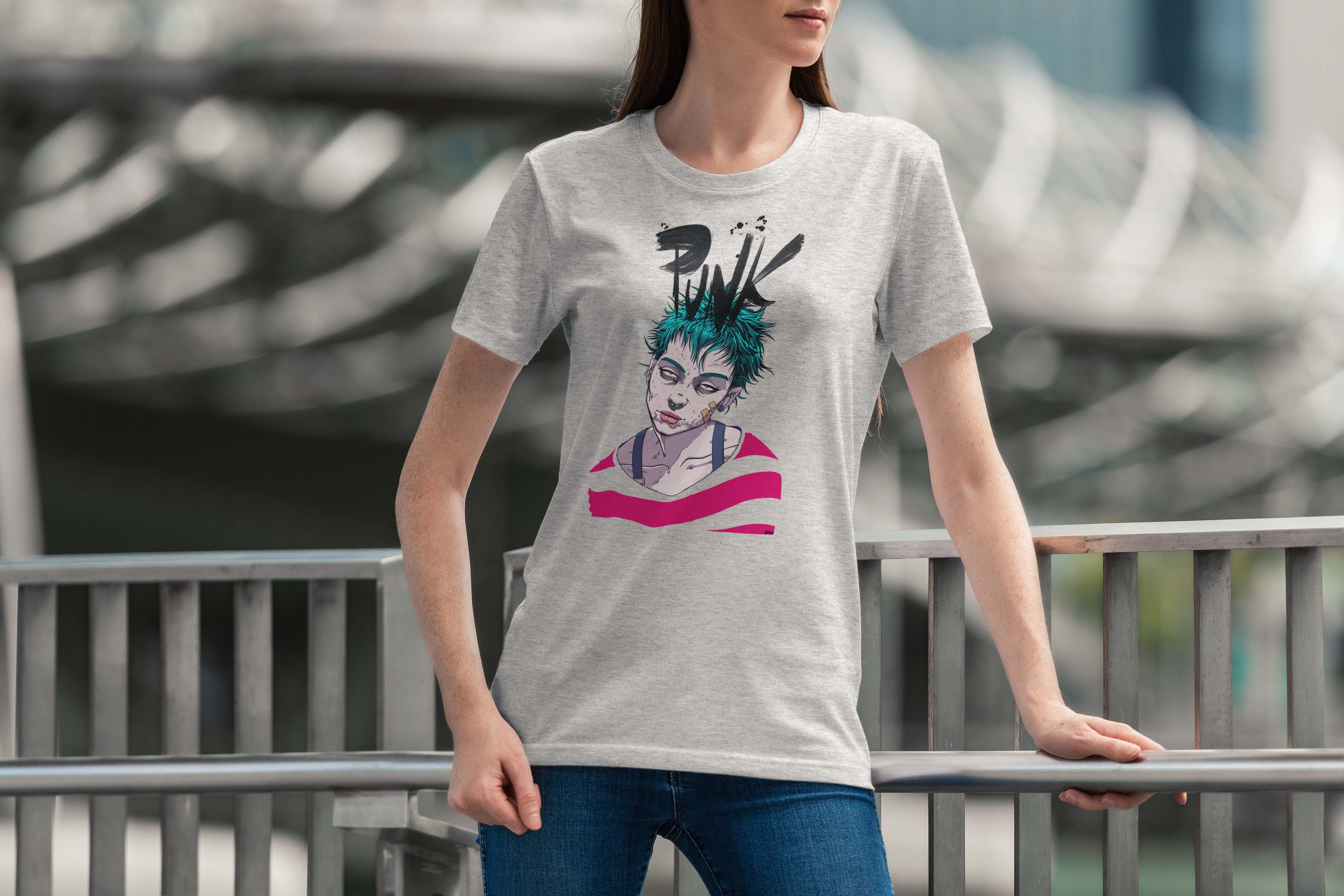 Punk rock design Light T-Shirt Collection
