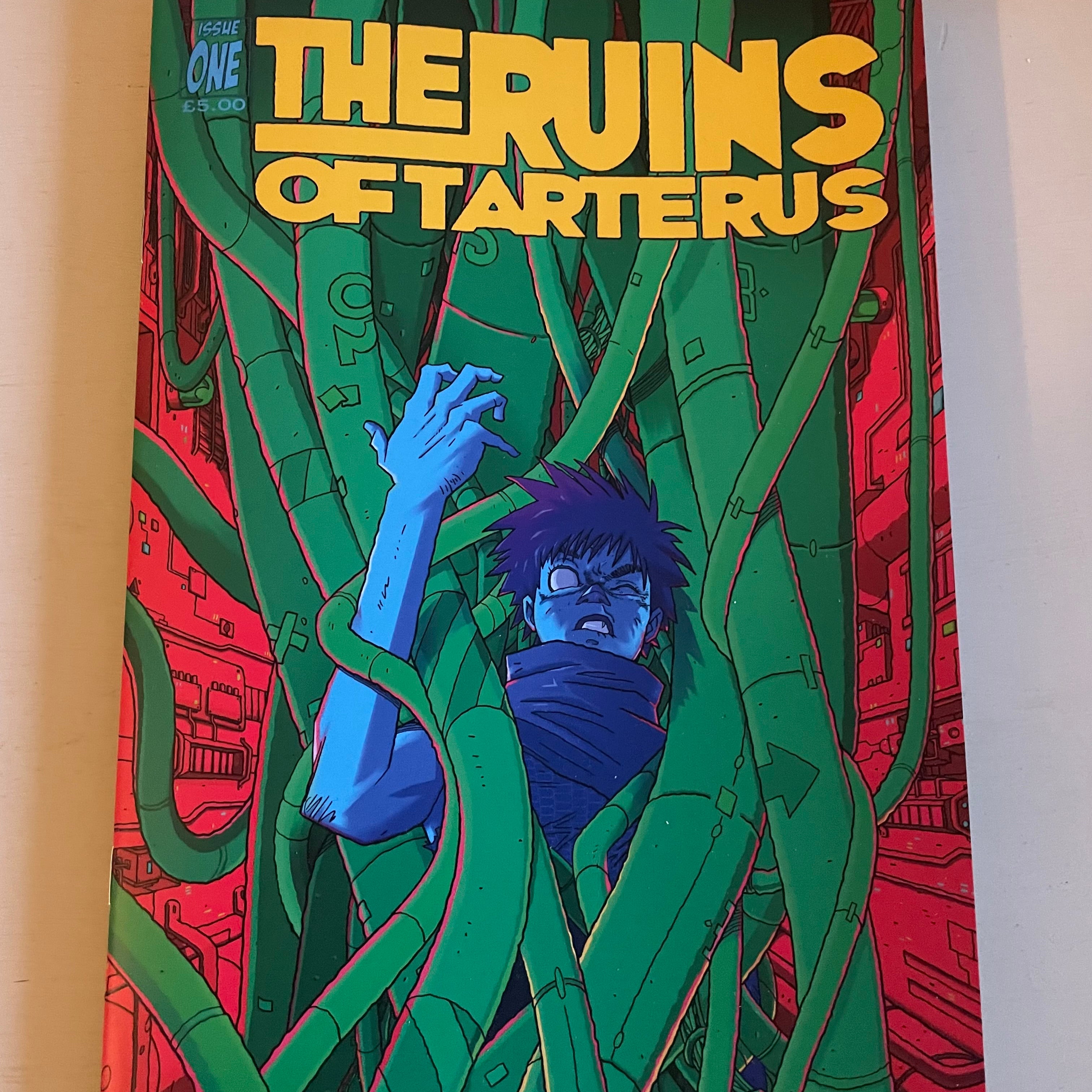 Epic sci-fi fantasy horror comic book story