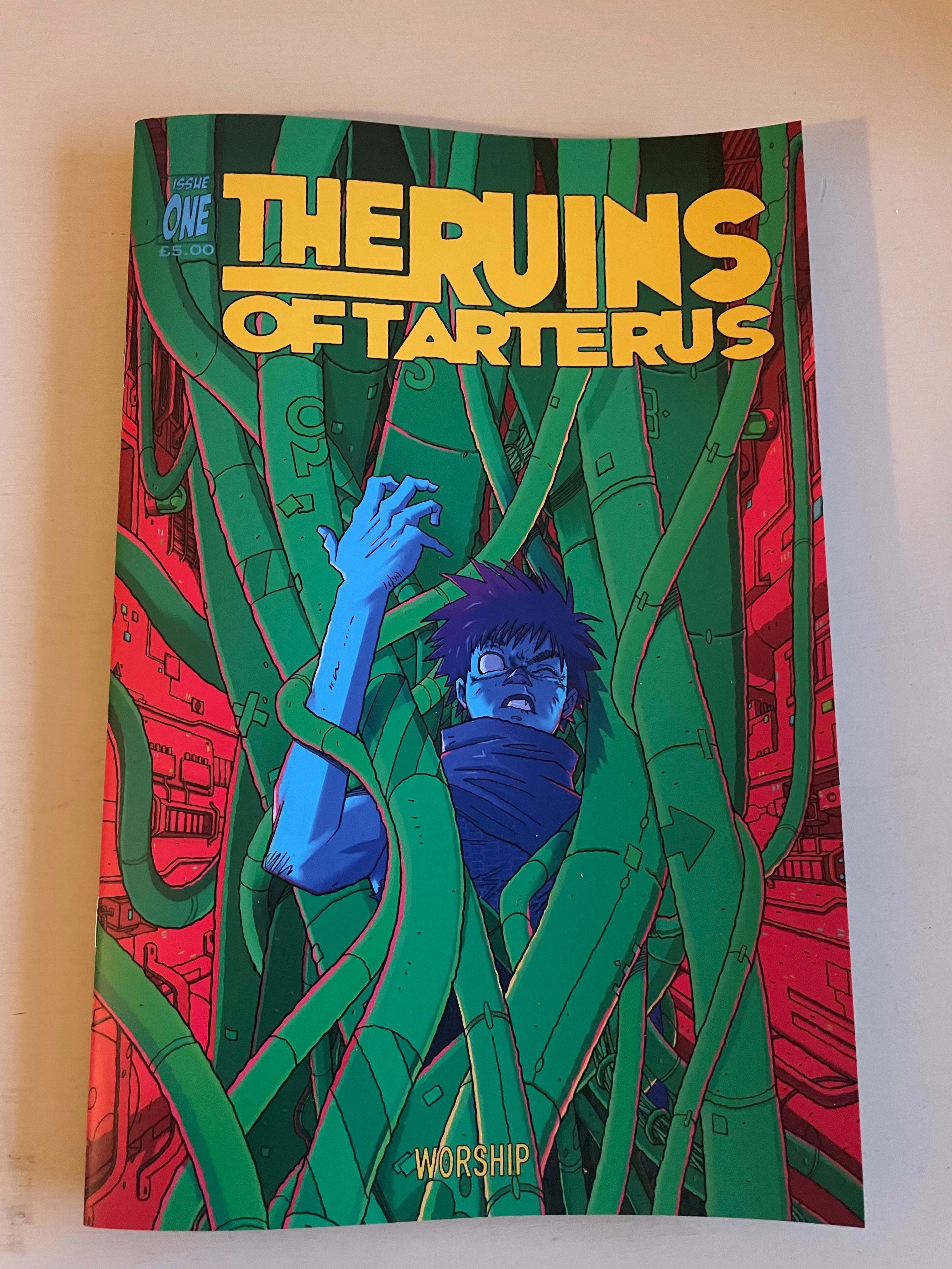 Epic sci-fi fantasy horror comic book story