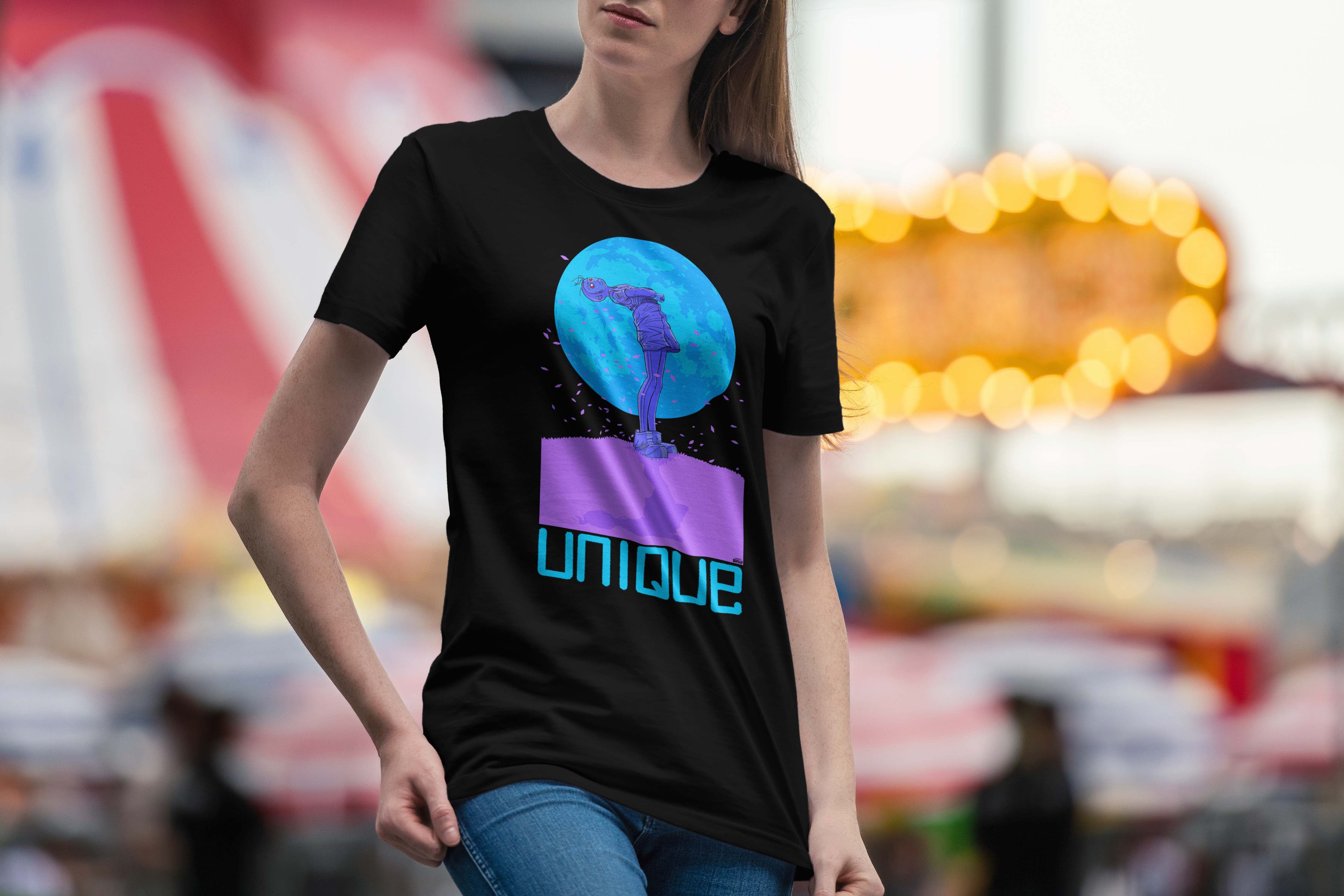 Unique 'Moon Child' Dark T-Shirt Selection