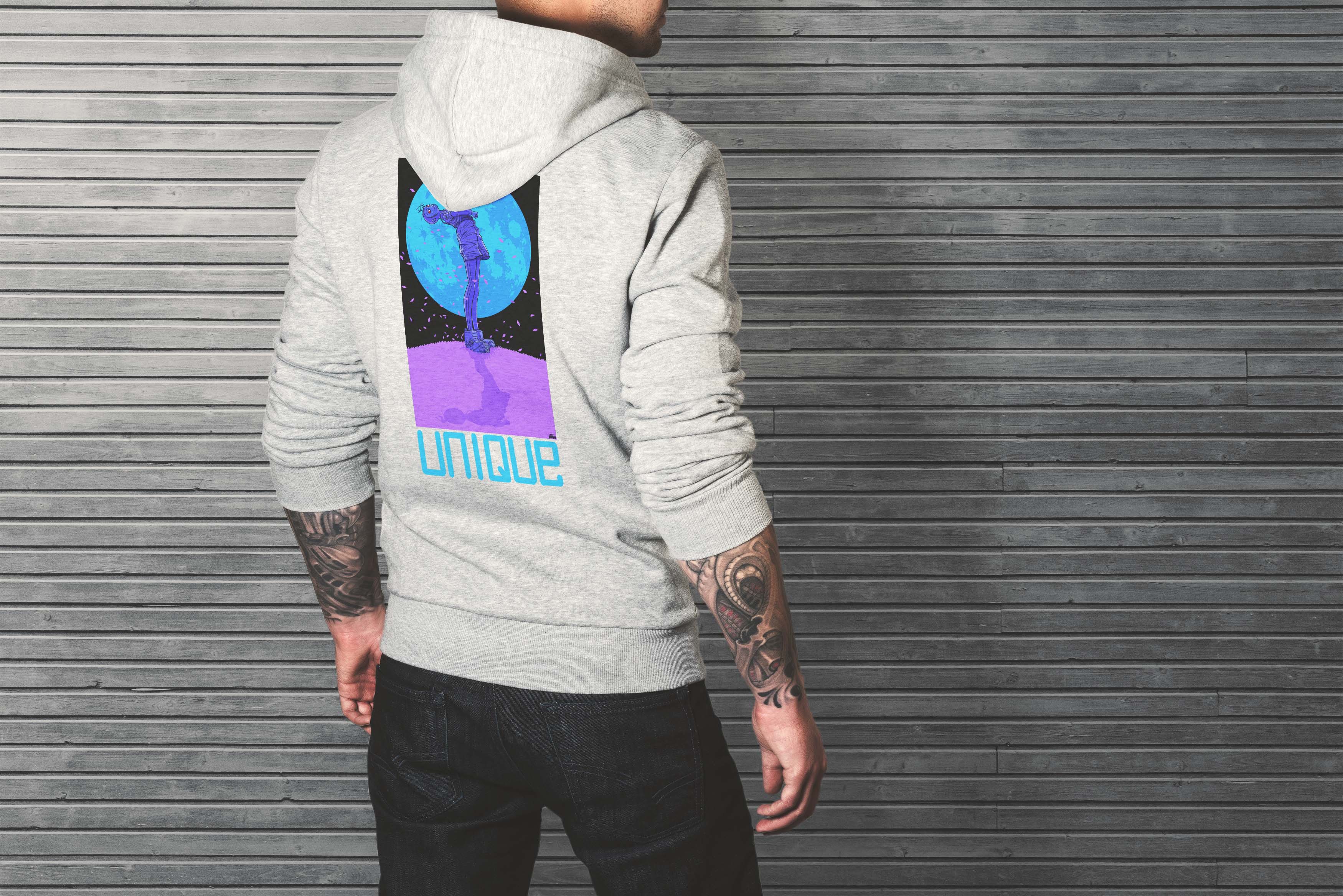 Unique 'Moon Child' Light Hoodie Selection