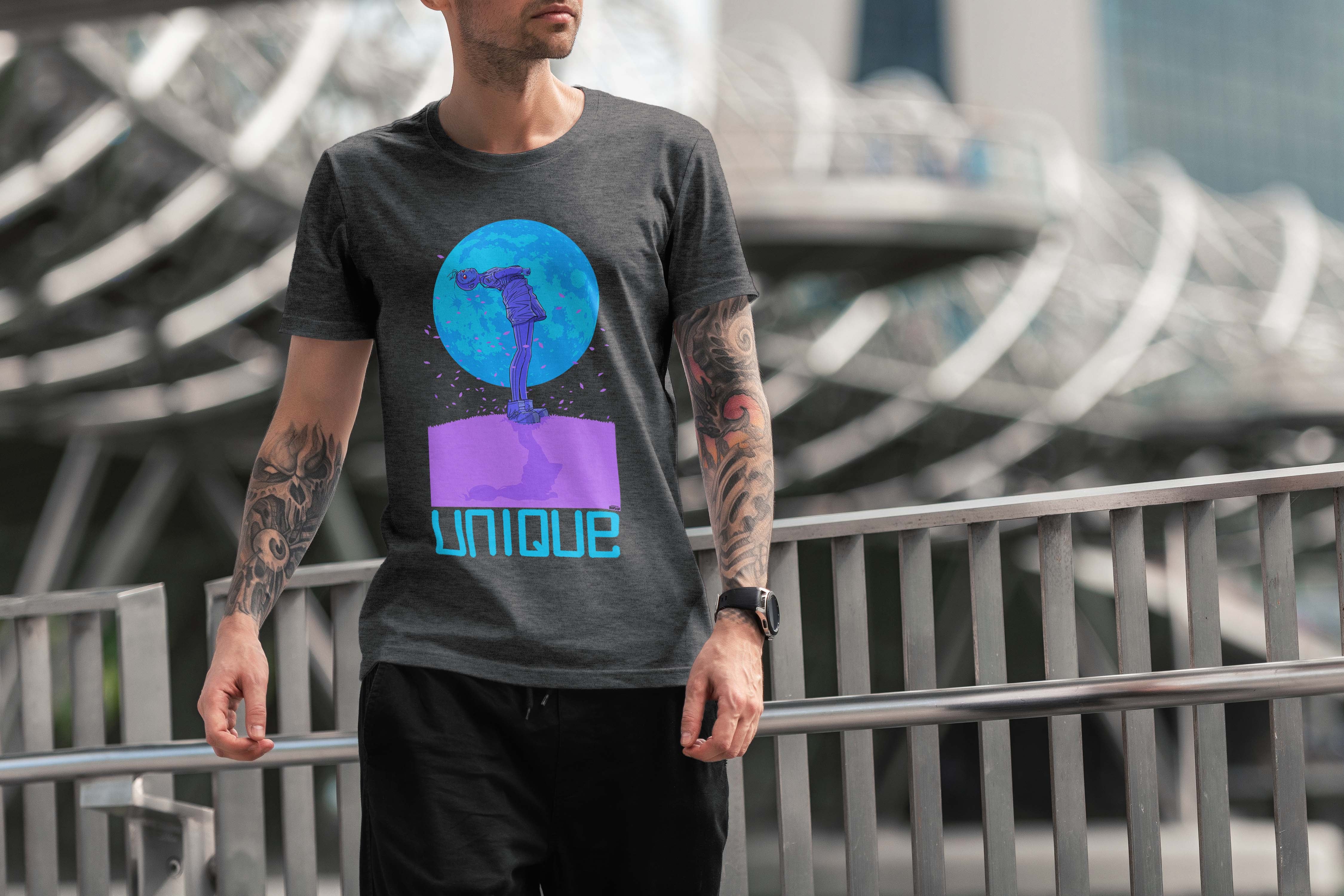 Unique 'Moon Child' Dark T-Shirt Selection