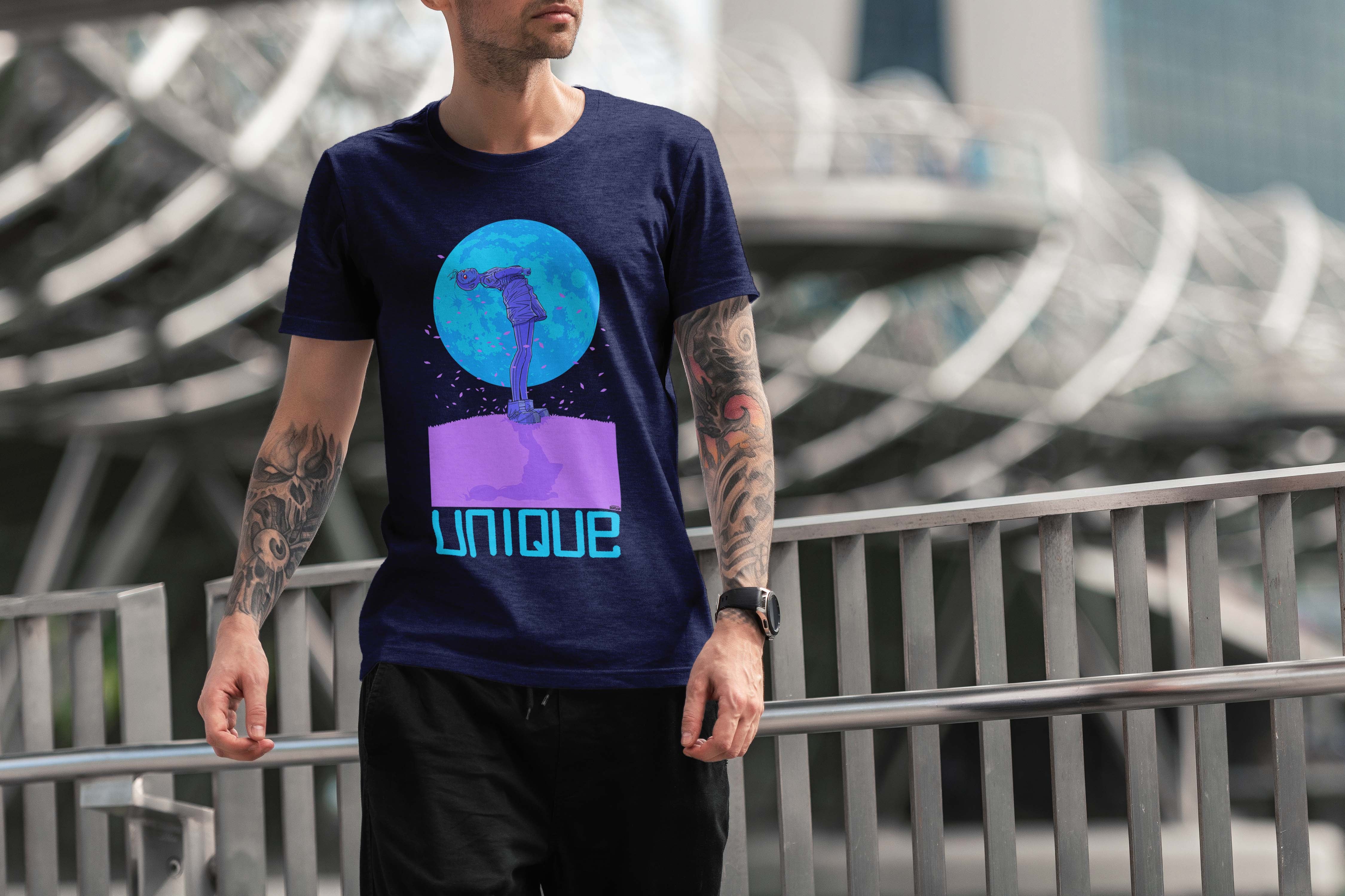 Unique 'Moon Child' Dark T-Shirt Selection
