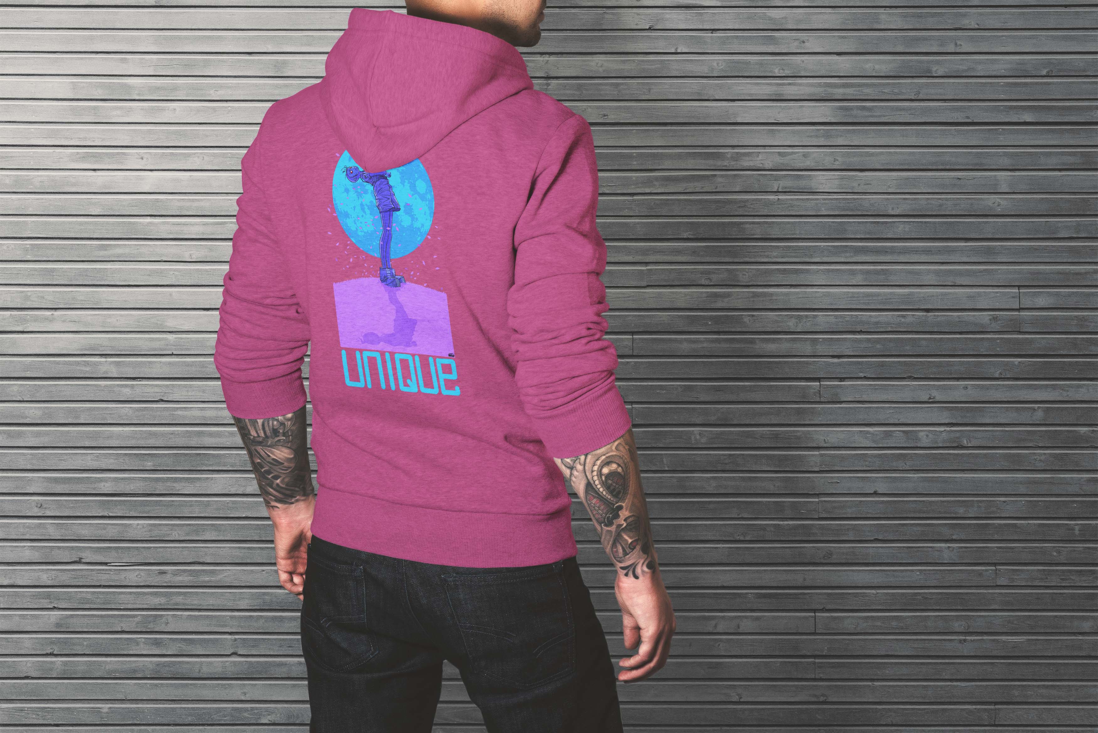 Unique 'Moon Child' Dark Hoodie Selection