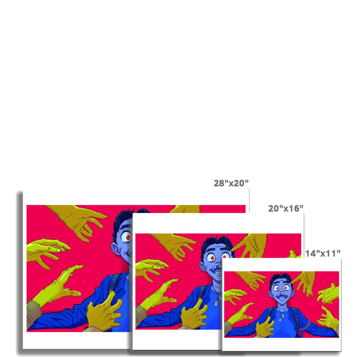 Dead Day Zombie Fine Art Print