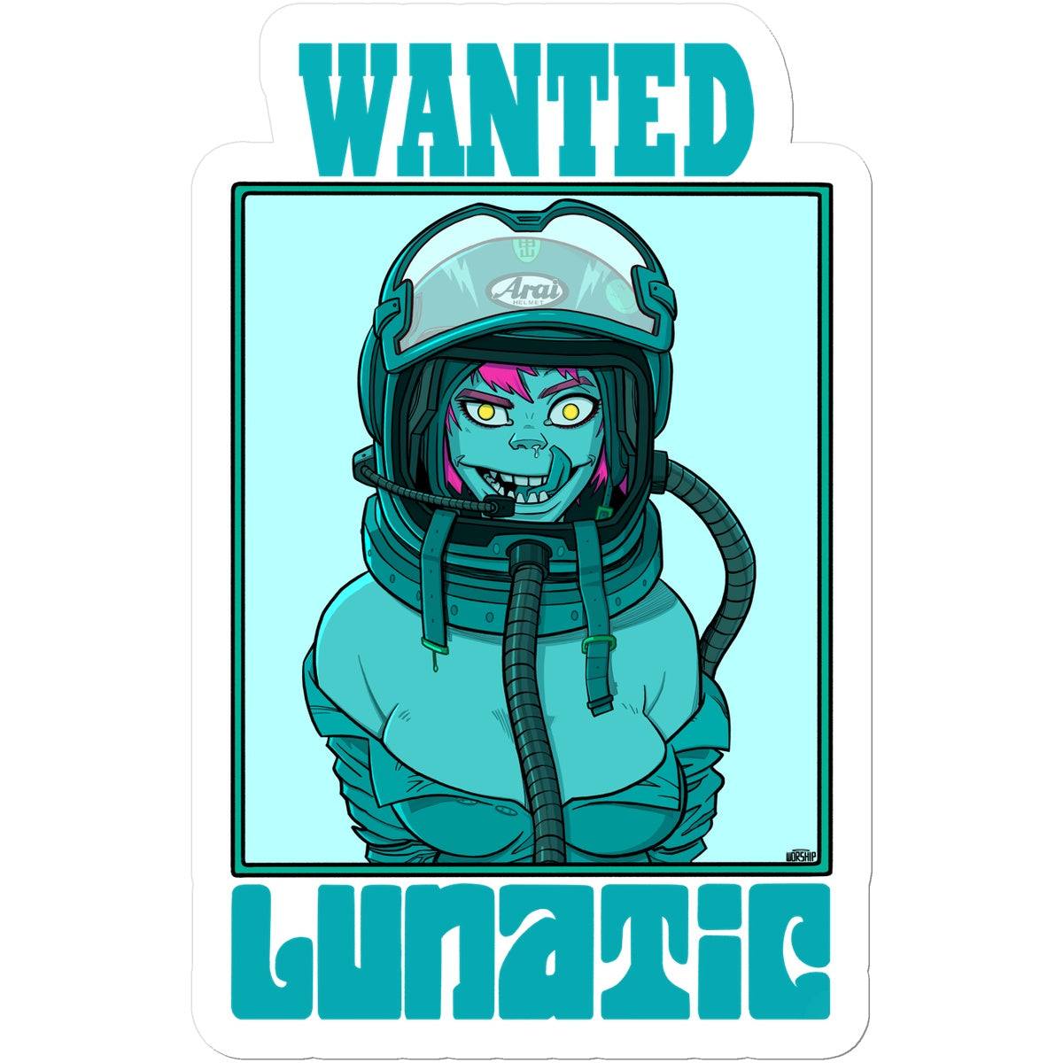 Lunatic Gal Sticker
