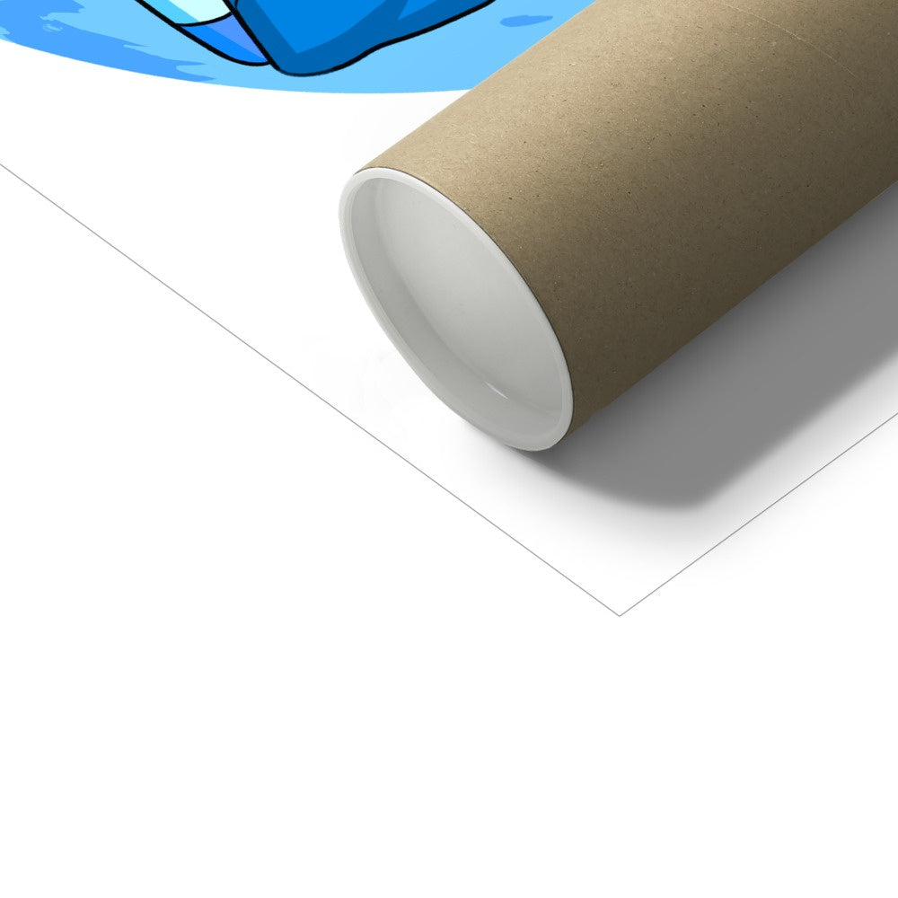 Ray Gun retro sci-fi Fine Art Print