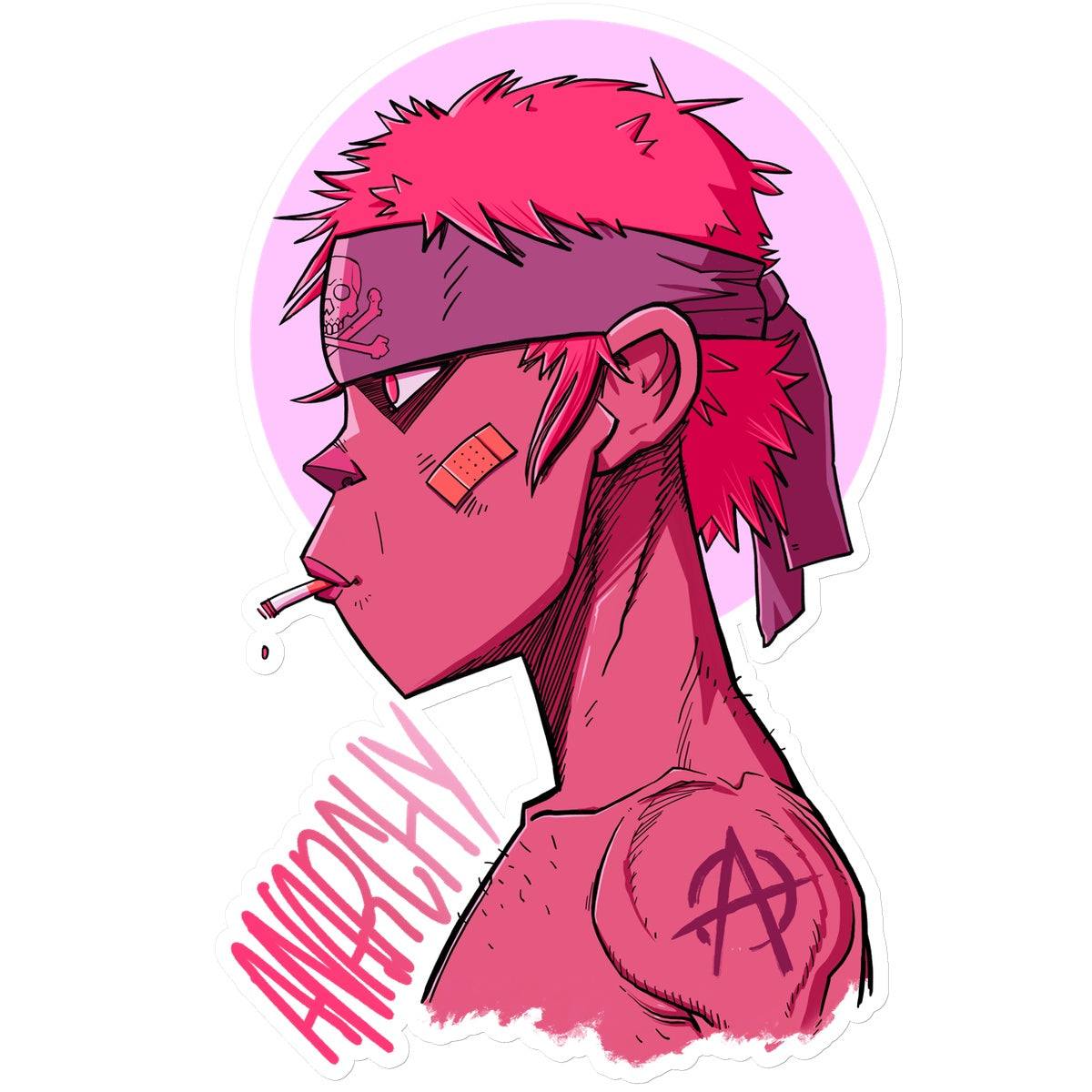 Anarchy punk Sticker