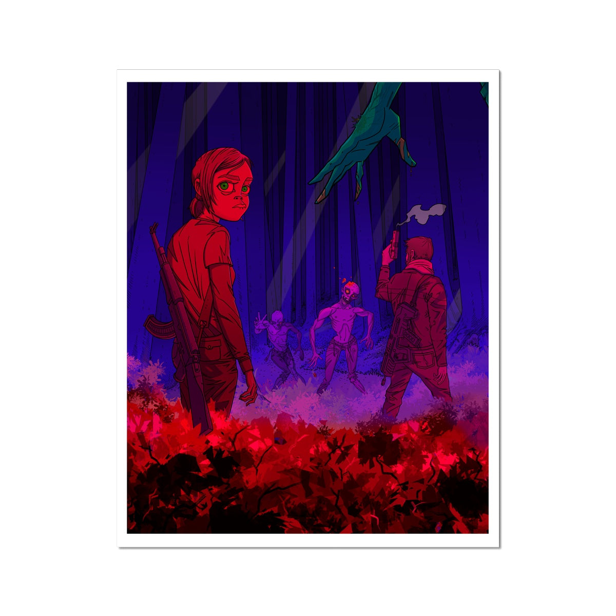 The Last of the Zombies Fine Art Print