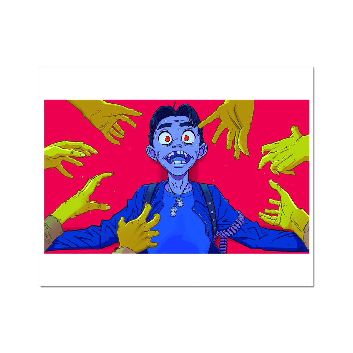 Dead Day Zombie Fine Art Print