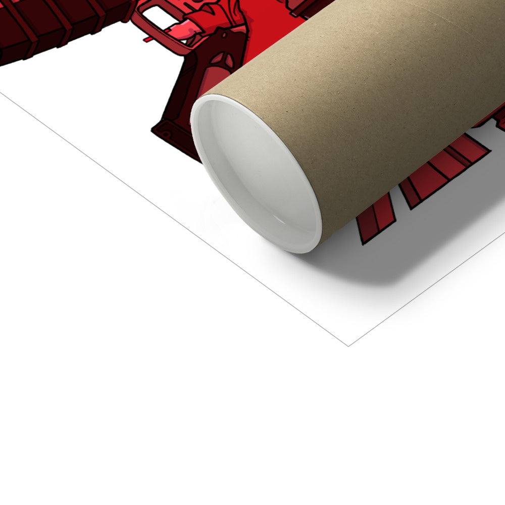 Special-Ops female Machine Fine Art Print