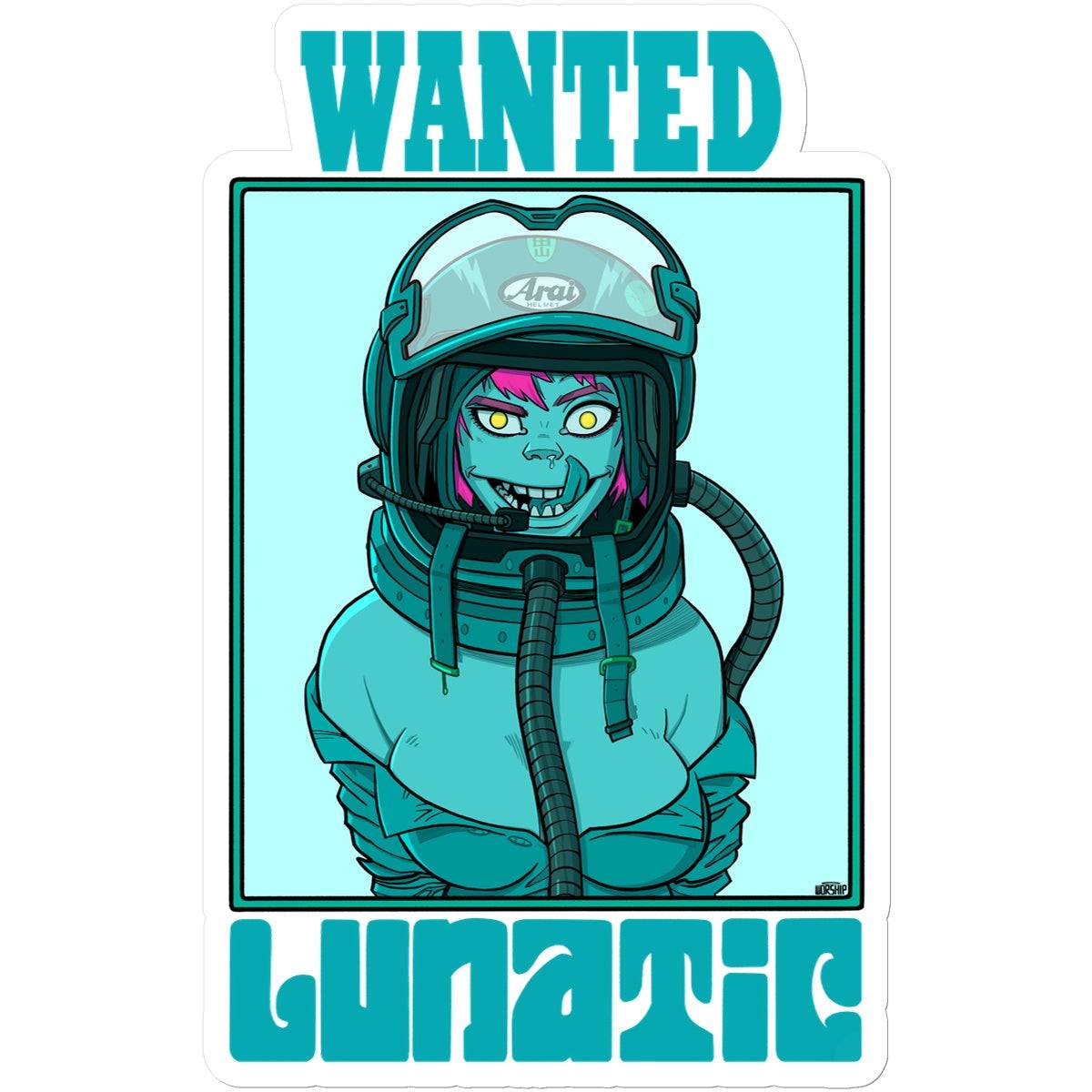 Lunatic Gal Sticker