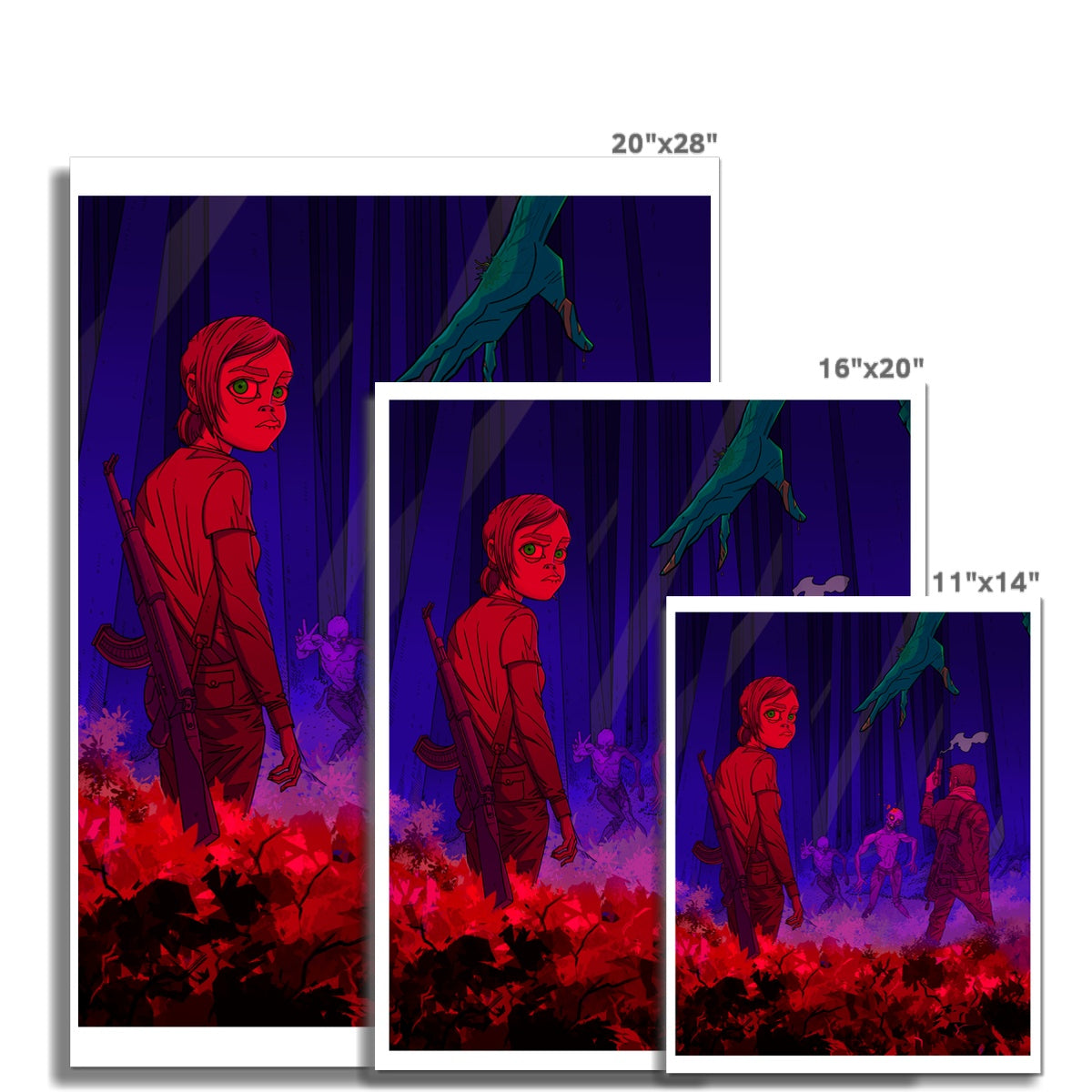 The Last of the Zombies Fine Art Print