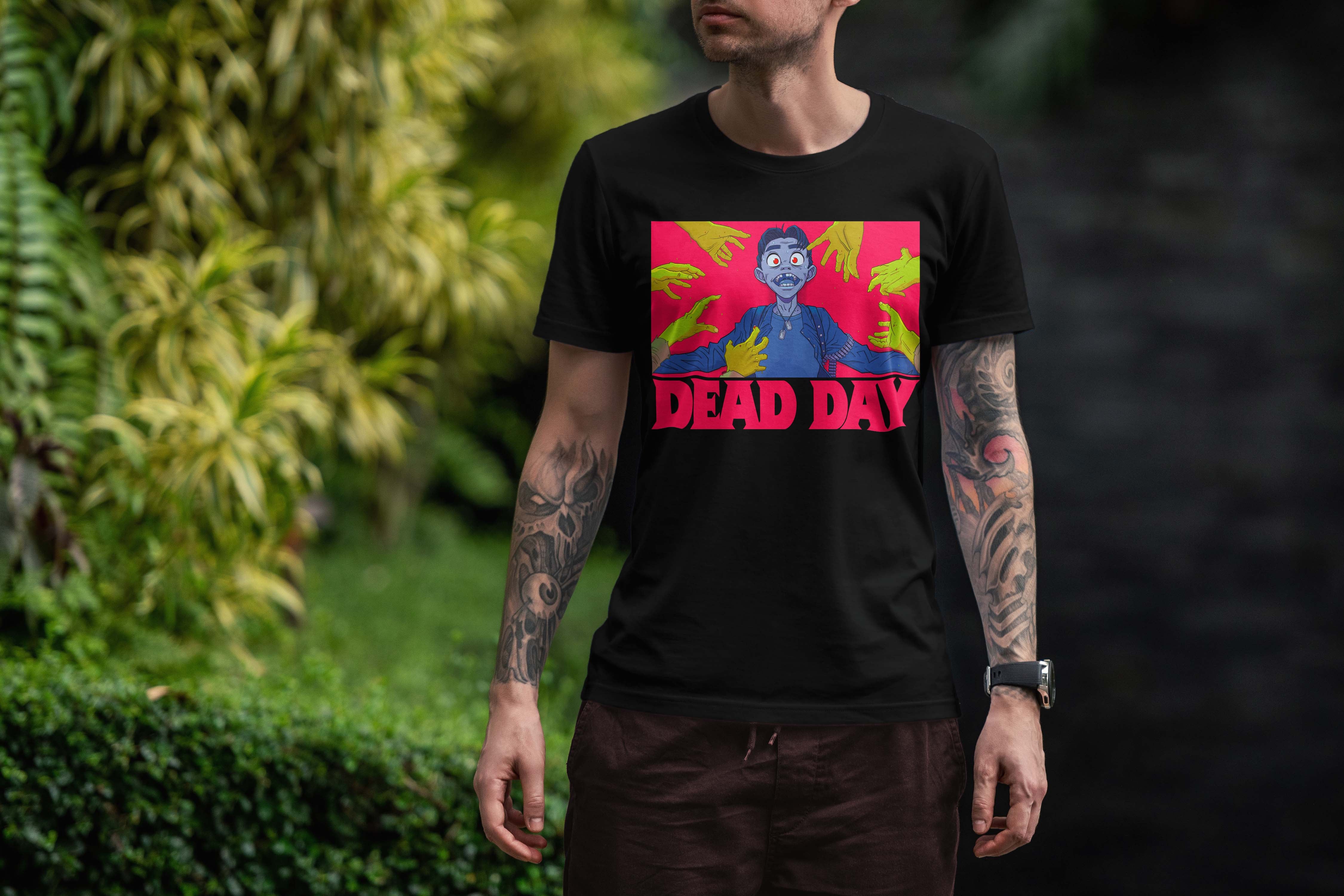 Dead Day Zombie T-Shirt Black