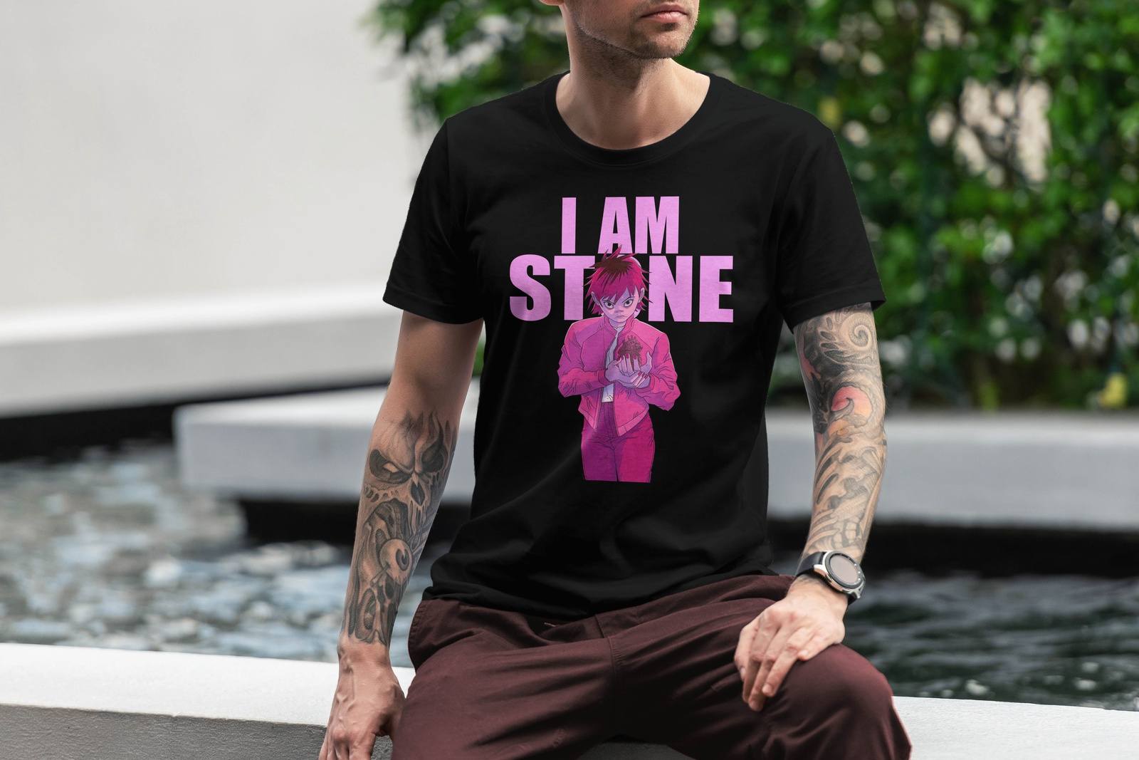 Heart of Stone girl T-Shirt Balck for Men