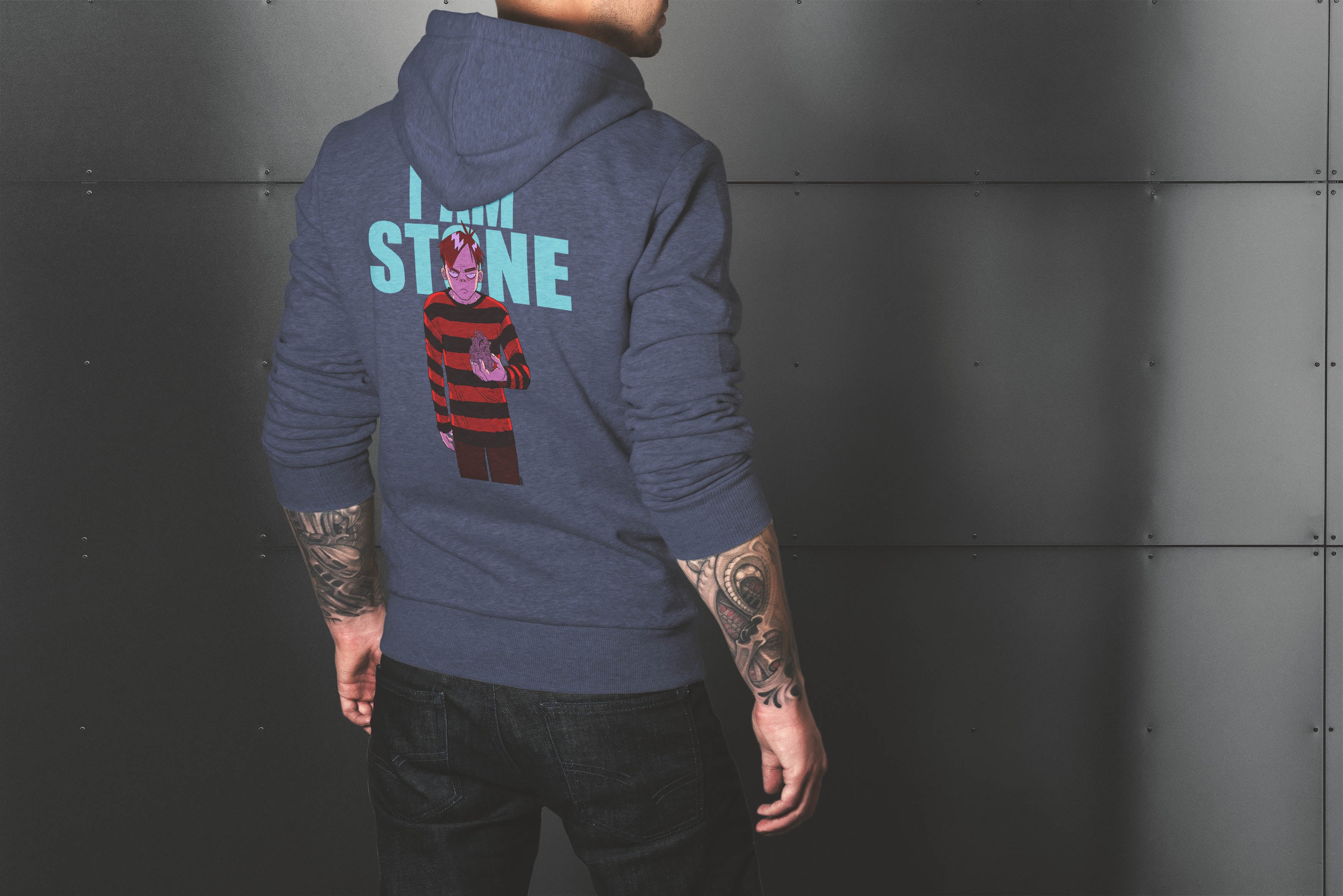 Heart of Stone guy Hoodie