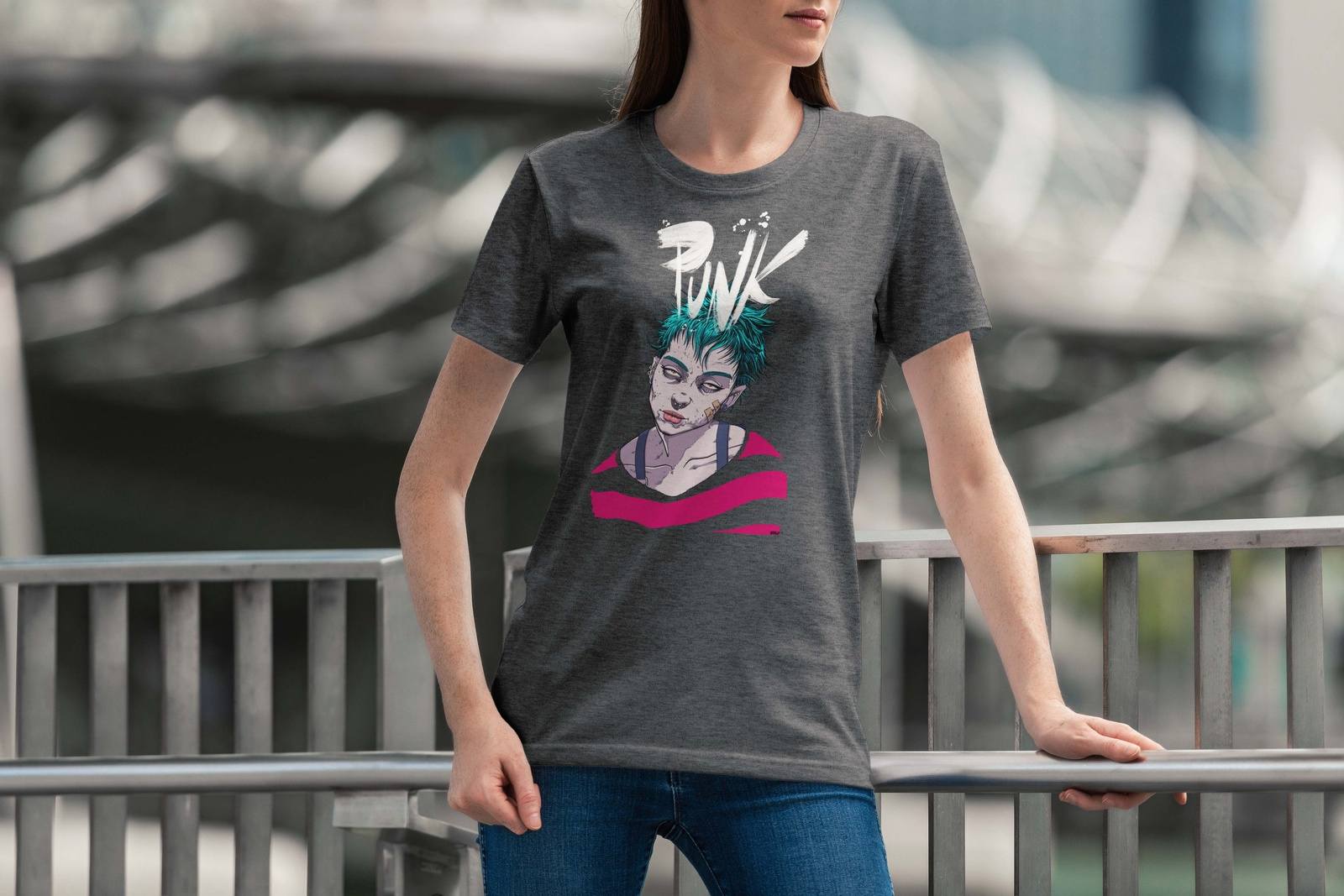 Punk rock design Dark T-Shirt Selection