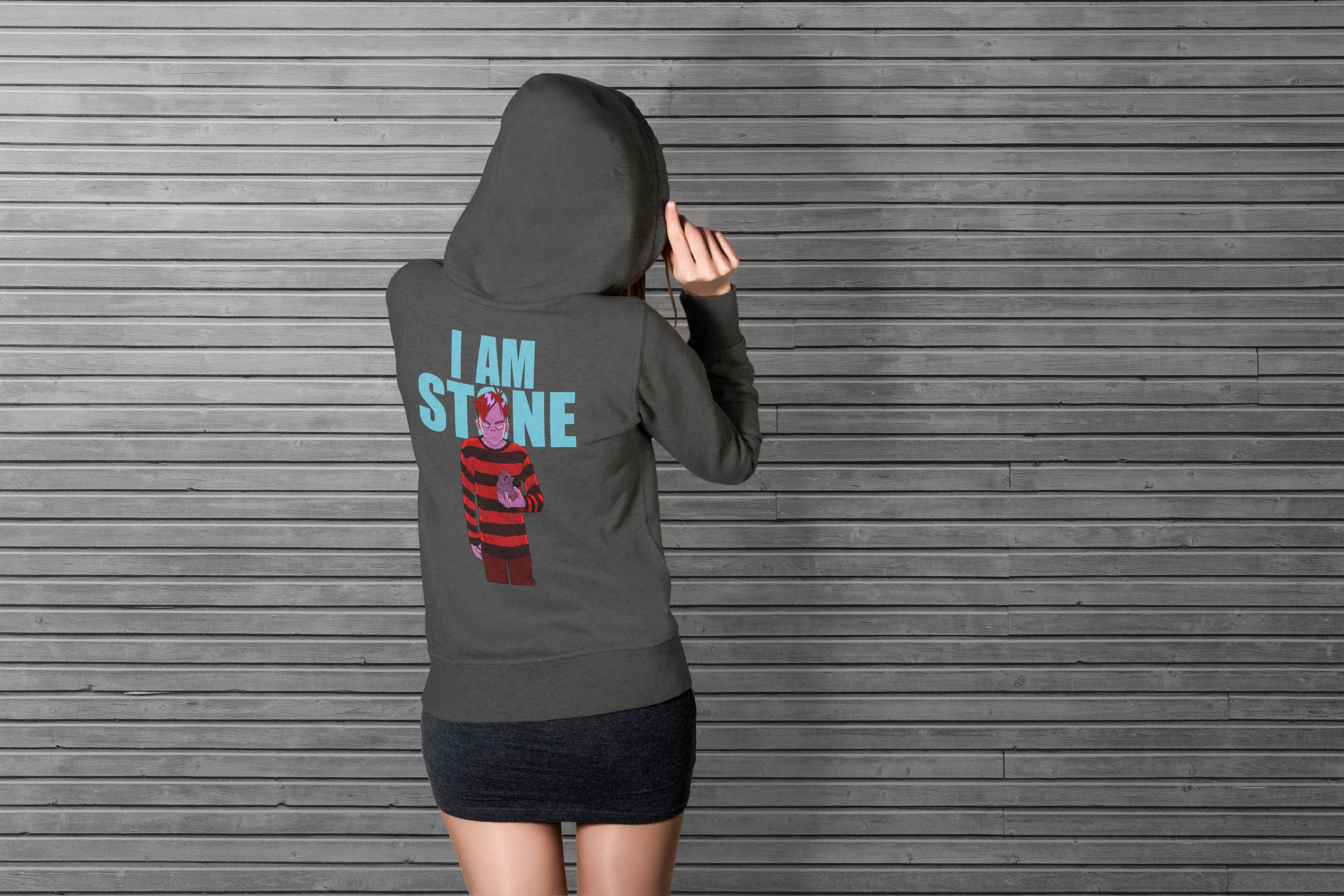 Heart of Stone guy Hoodie