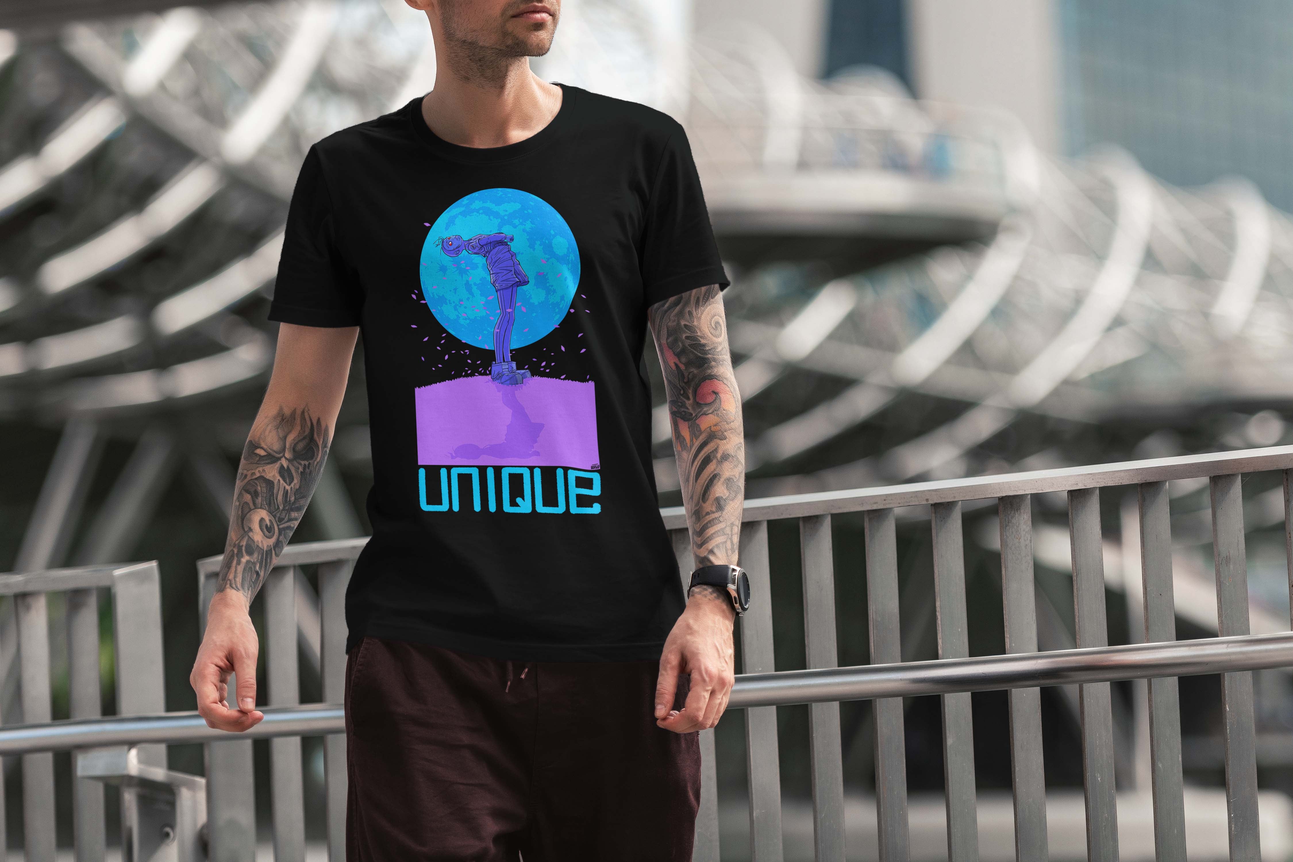 Unique 'Moon Child' Dark T-Shirt Selection