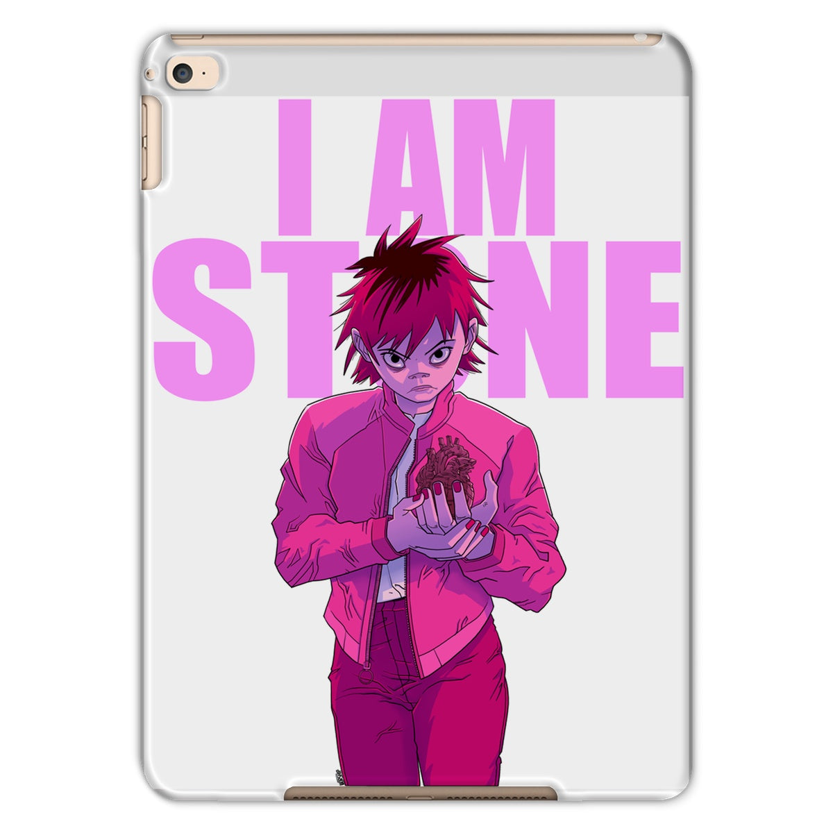 Unique and cool heart of stone Tablet Case illustration