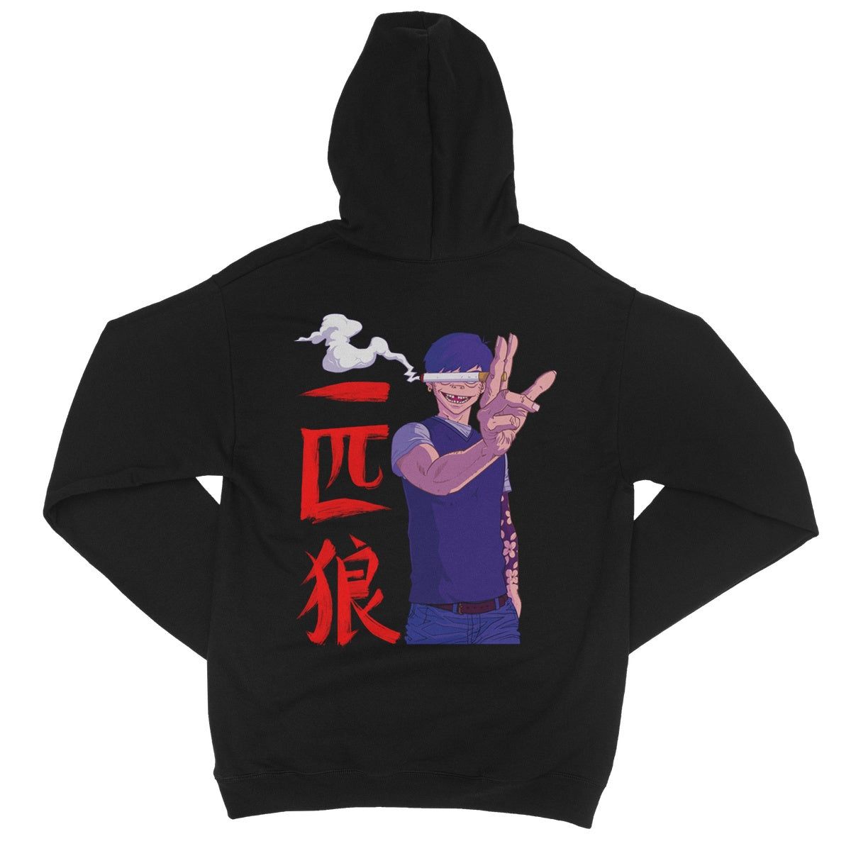 Lone Wolf Japanese Hoodie