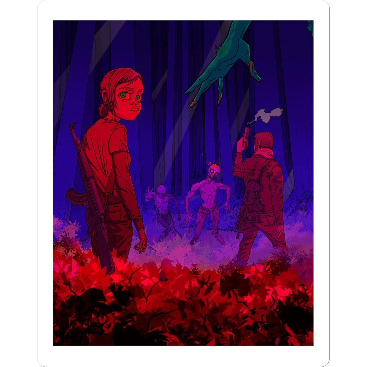 Zombie Hunt Sticker
