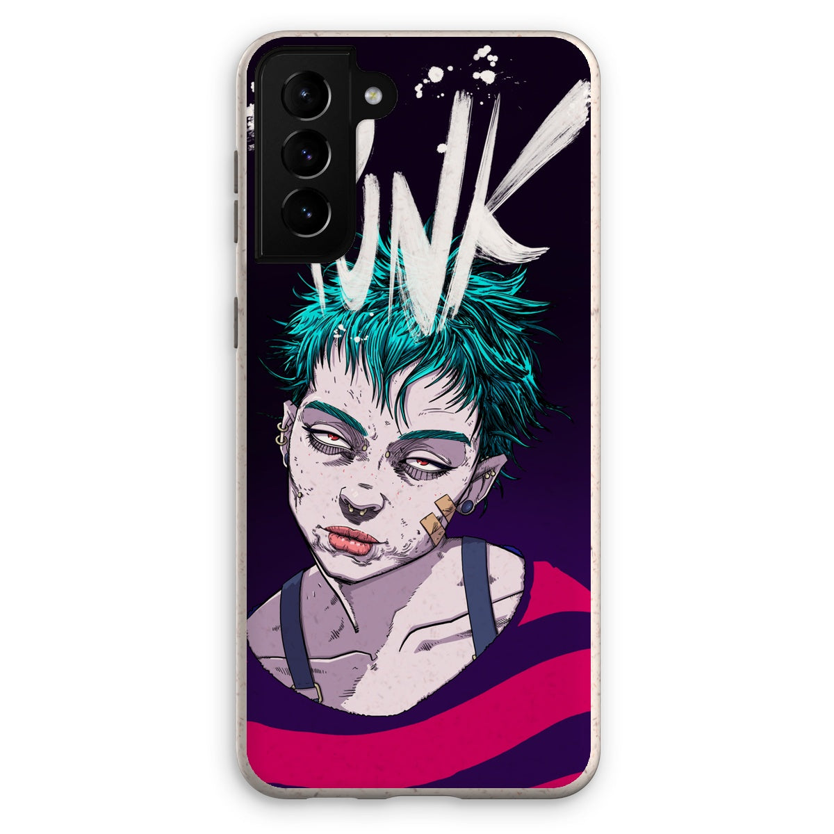 Punk rock design Eco Phone Case