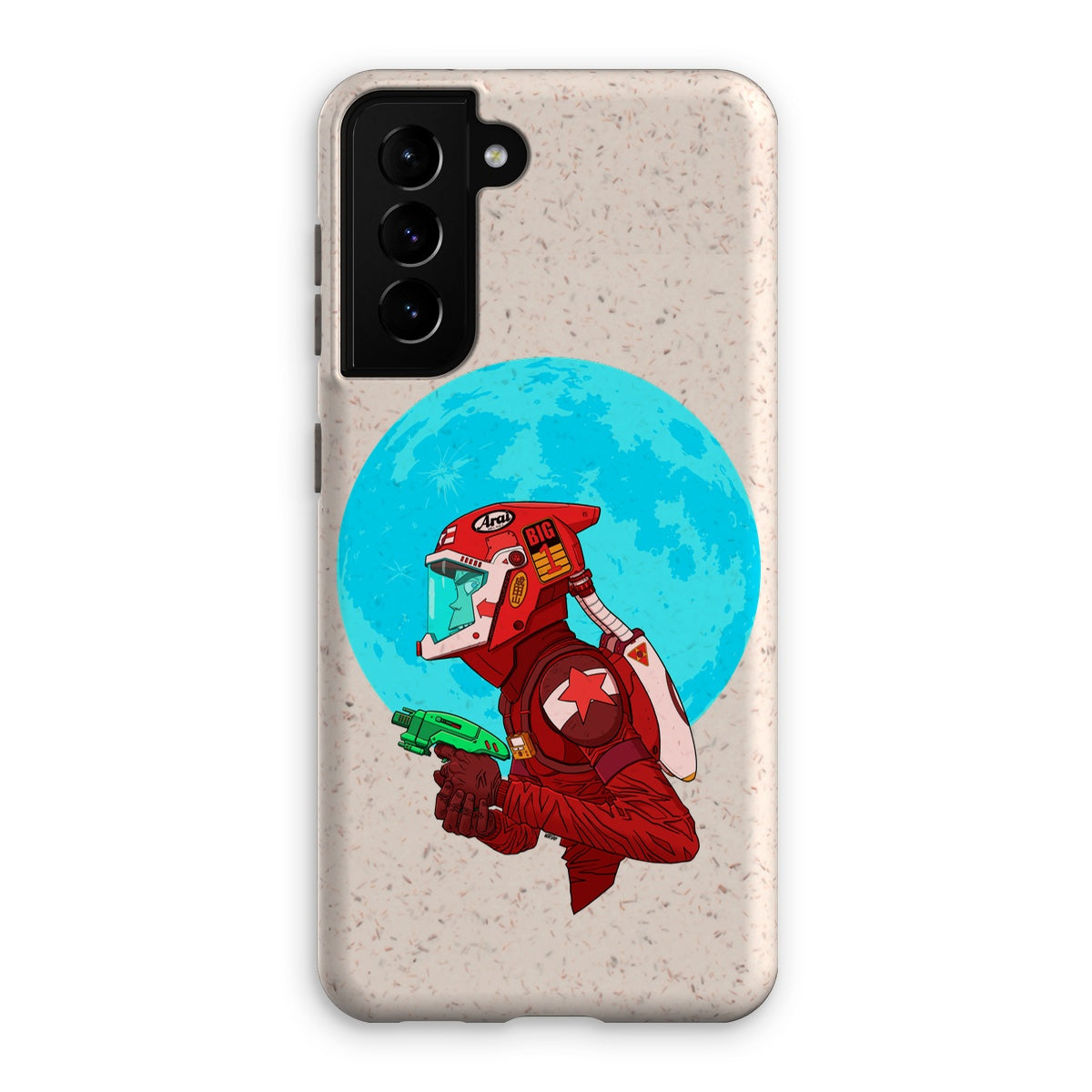 Ray Gun 2 retro sci-fi Eco Phone Case