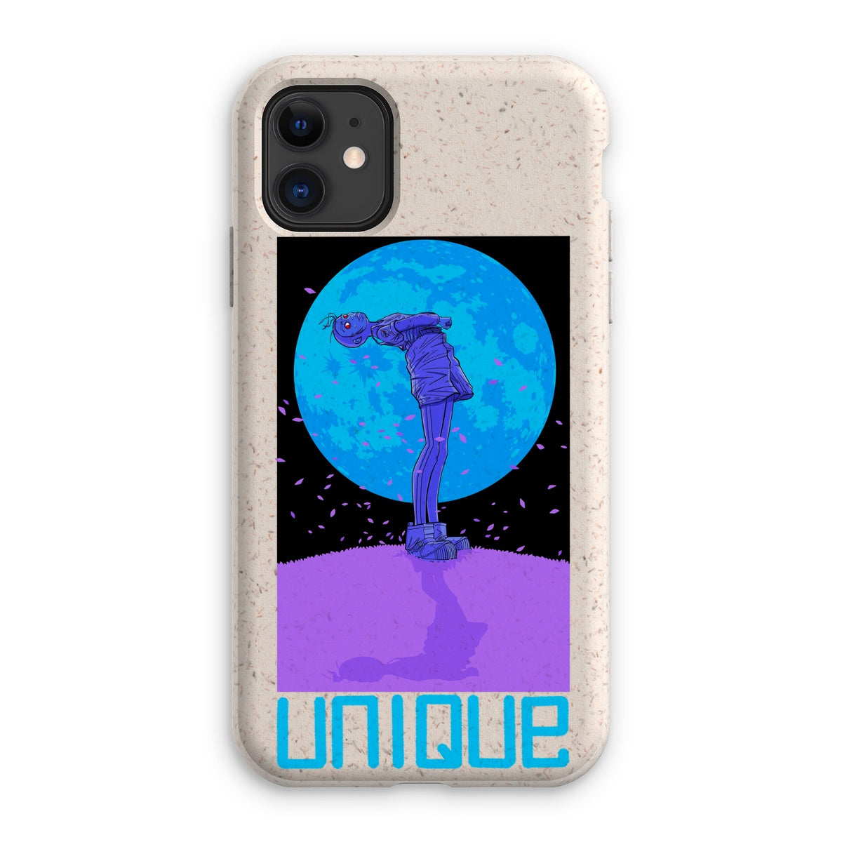Unique and cool moonchild phone case illustration