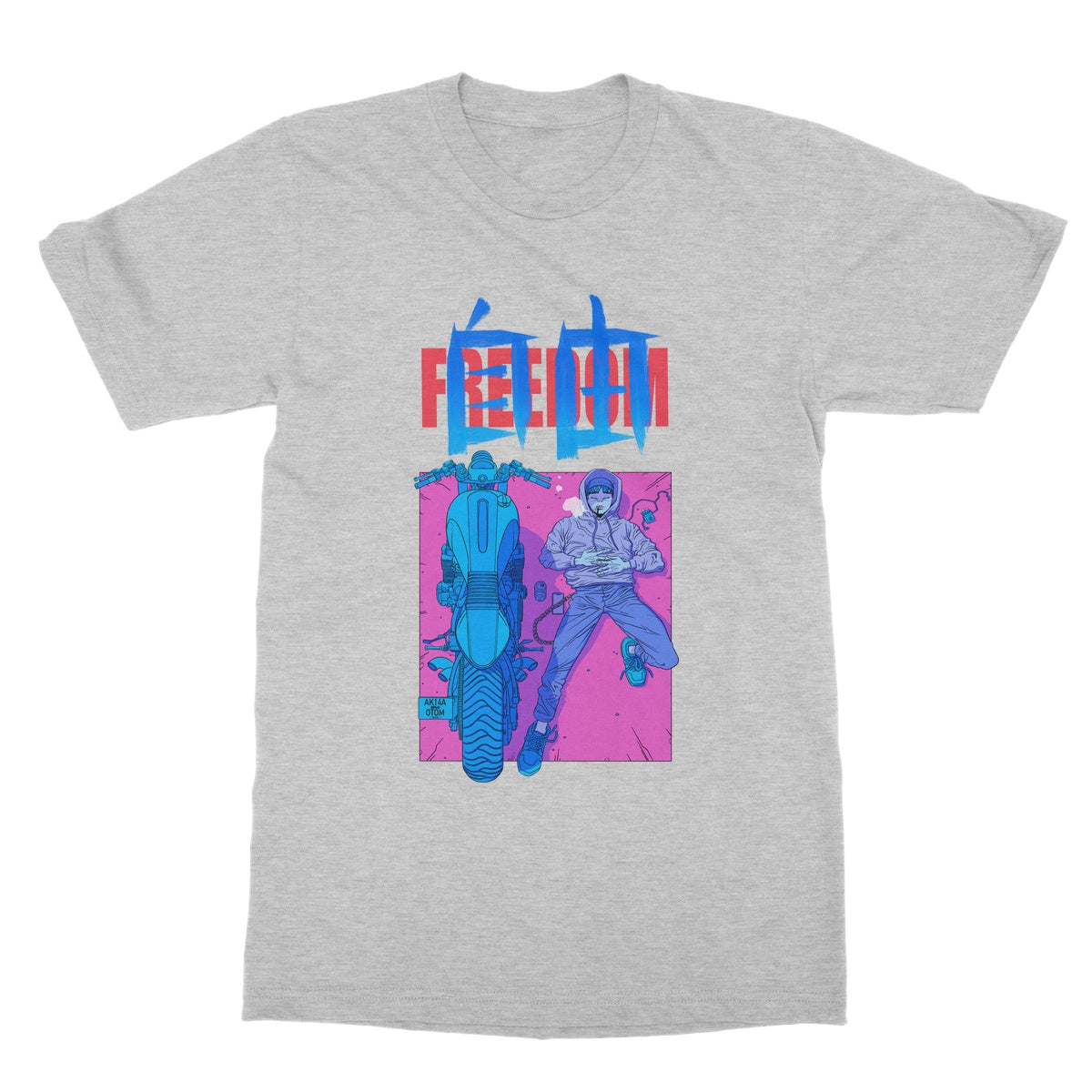 Freedom Akira-like motorbike T-Shirt