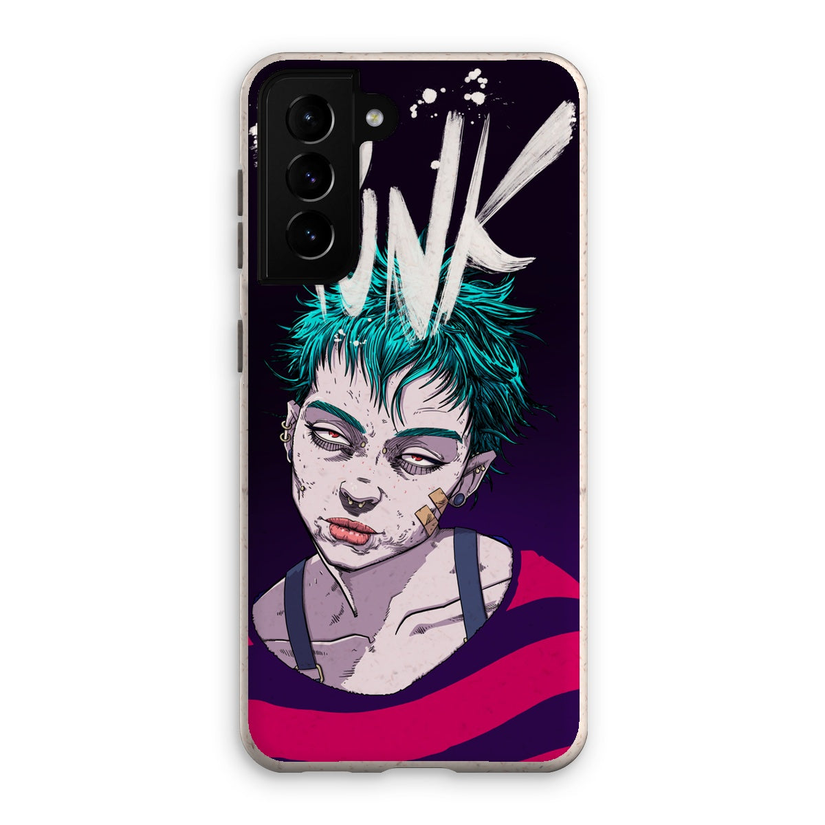 Punk rock design Eco Phone Case