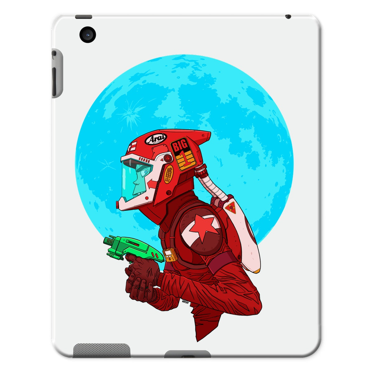 Ray Gun 2 retro sci-fi Tablet Cases