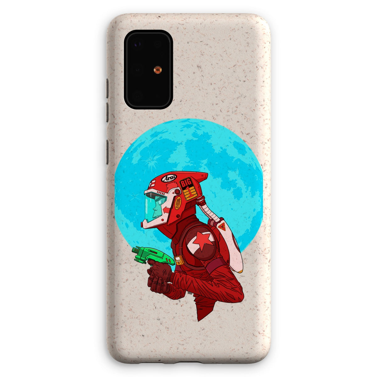 Ray Gun 2 retro sci-fi Eco Phone Case