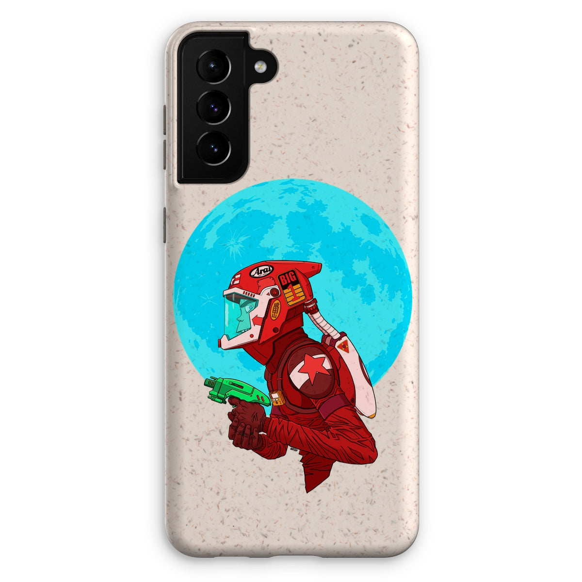 Ray Gun 2 retro sci-fi Eco Phone Case